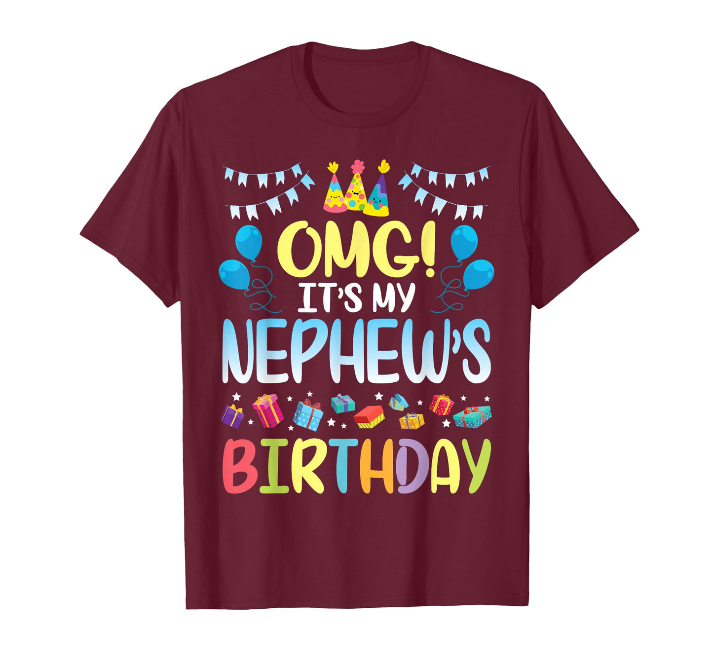 OMG It's My Nephew's Birthday Happy To Me You Uncle Aunt T-Shirt