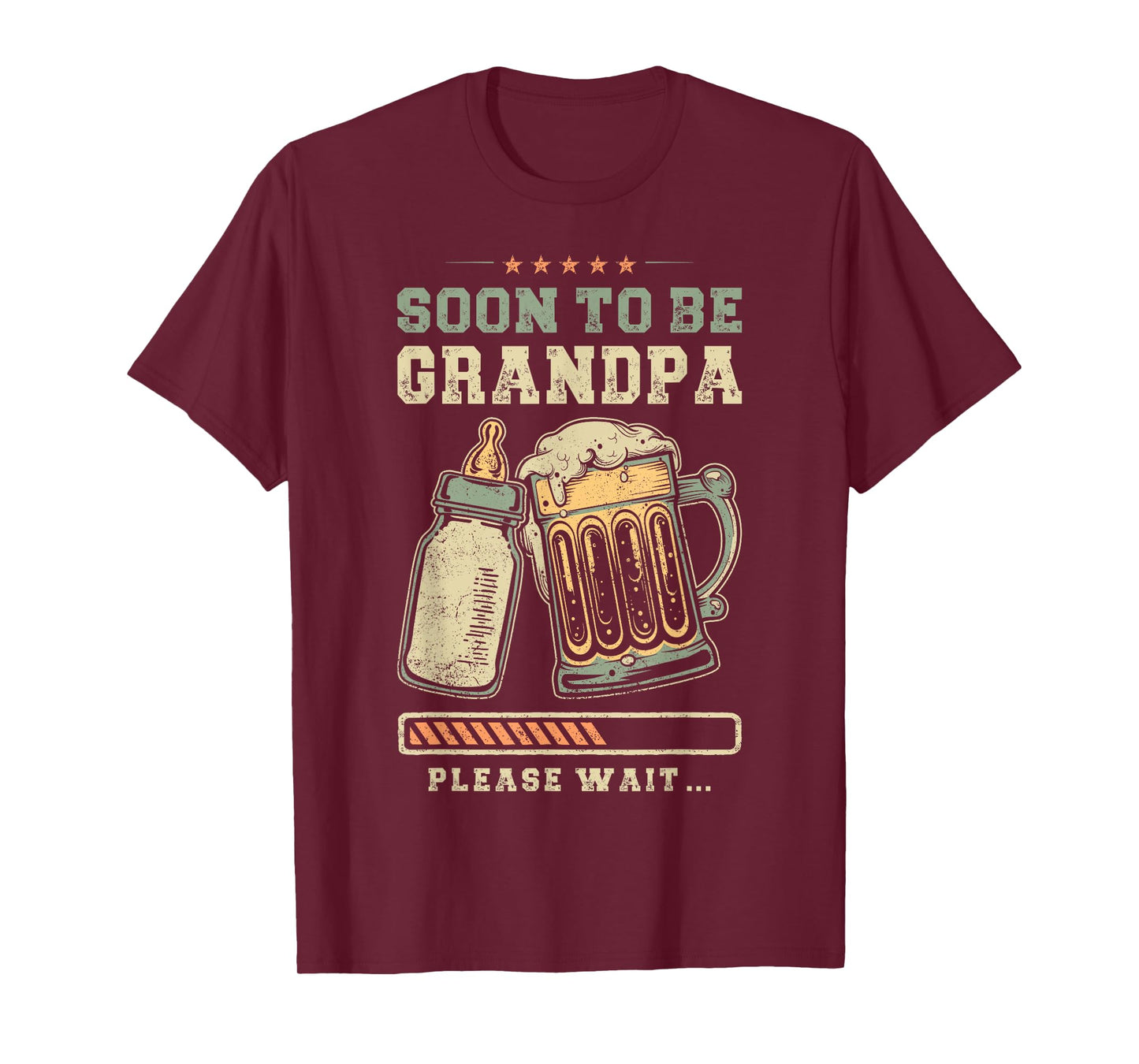 Soon To Be Grandpa, Baby Announcement, Expecting Grandfather T-Shirt