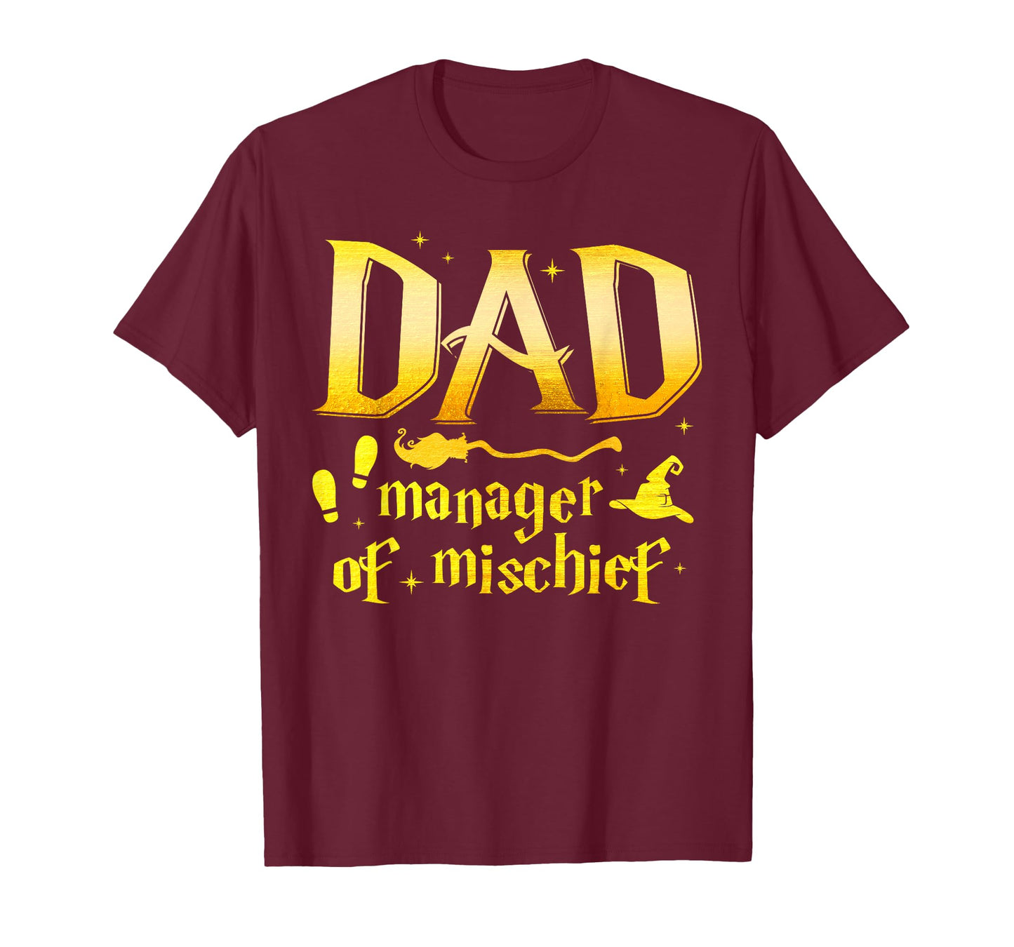 Magical Dad Manager of Mischief Birthday Family Matching T-Shirt