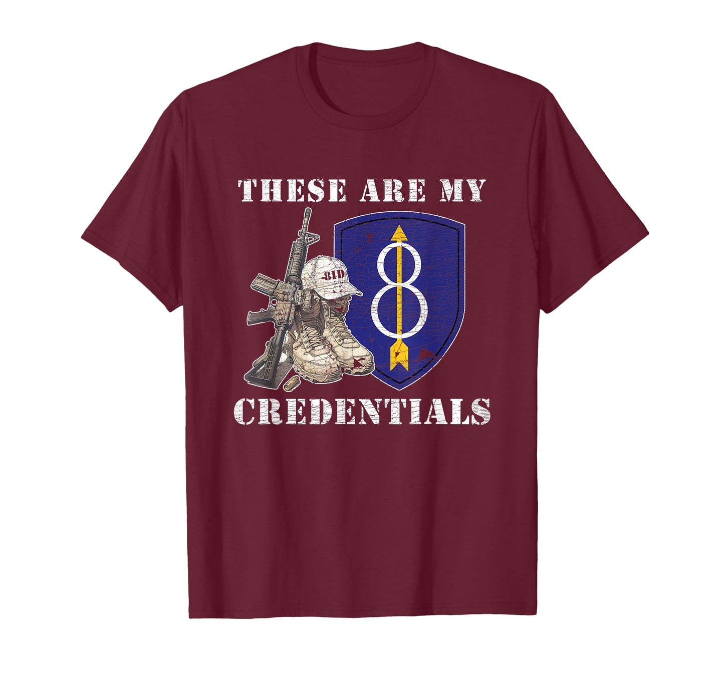 8th Infantry Division 8th ID Golden Arrow Division Gifts T-Shirt