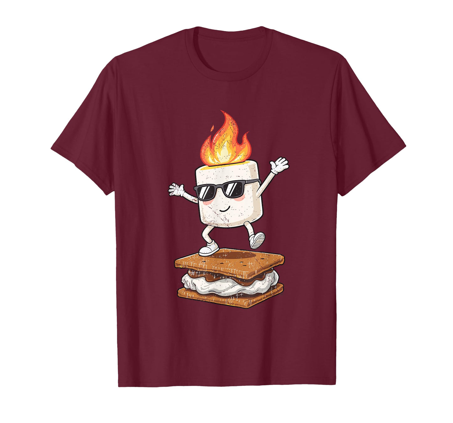 Camping Smore Marshmallow Chocolate Cute Dance Camper T-Shirt