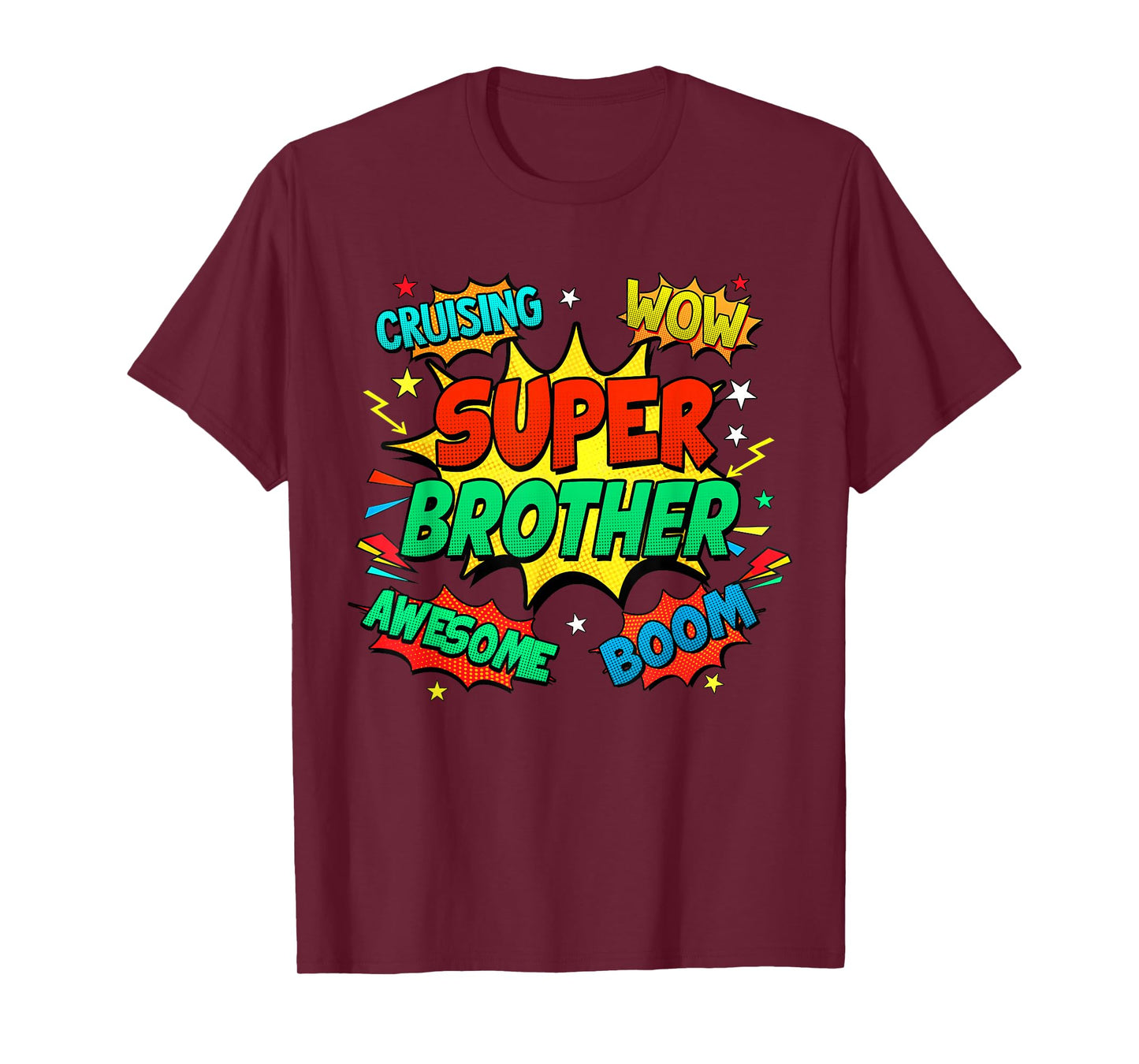 Superhero Brother Costume For Men Comic Book Birthday T-Shirt
