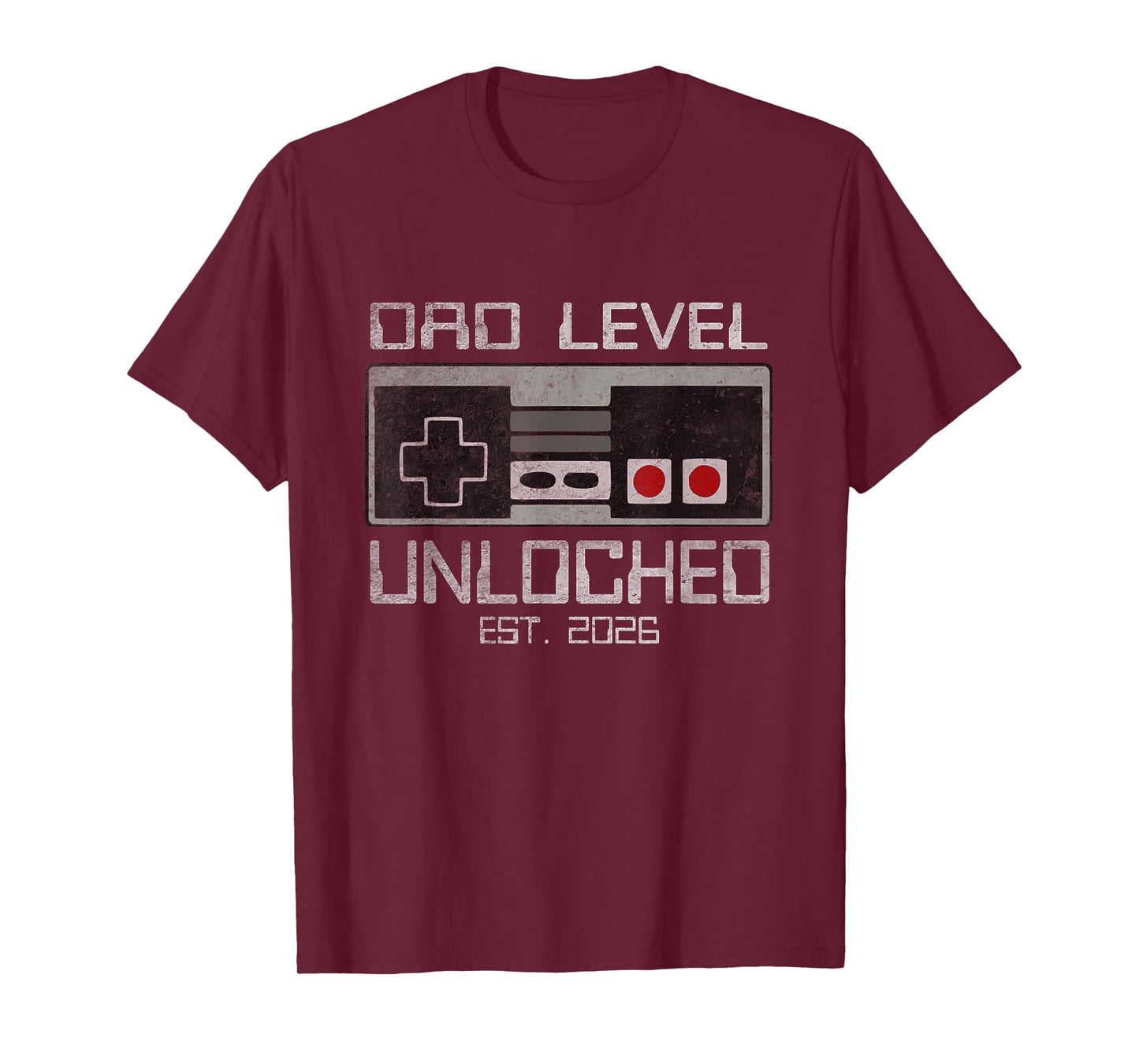 Dad Level Unlocked 2026 First Time Soon to Be Gamer Daddy T-Shirt