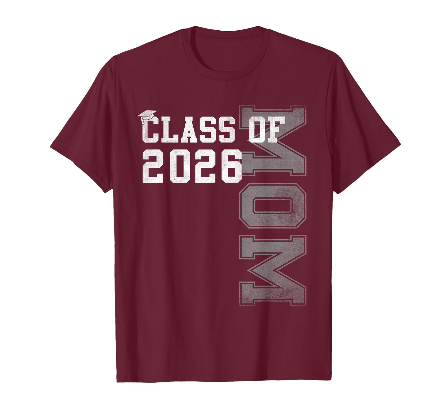 Proud Mom Of A 2026 Graduate Grad Senior Mother Graduation T-Shirt