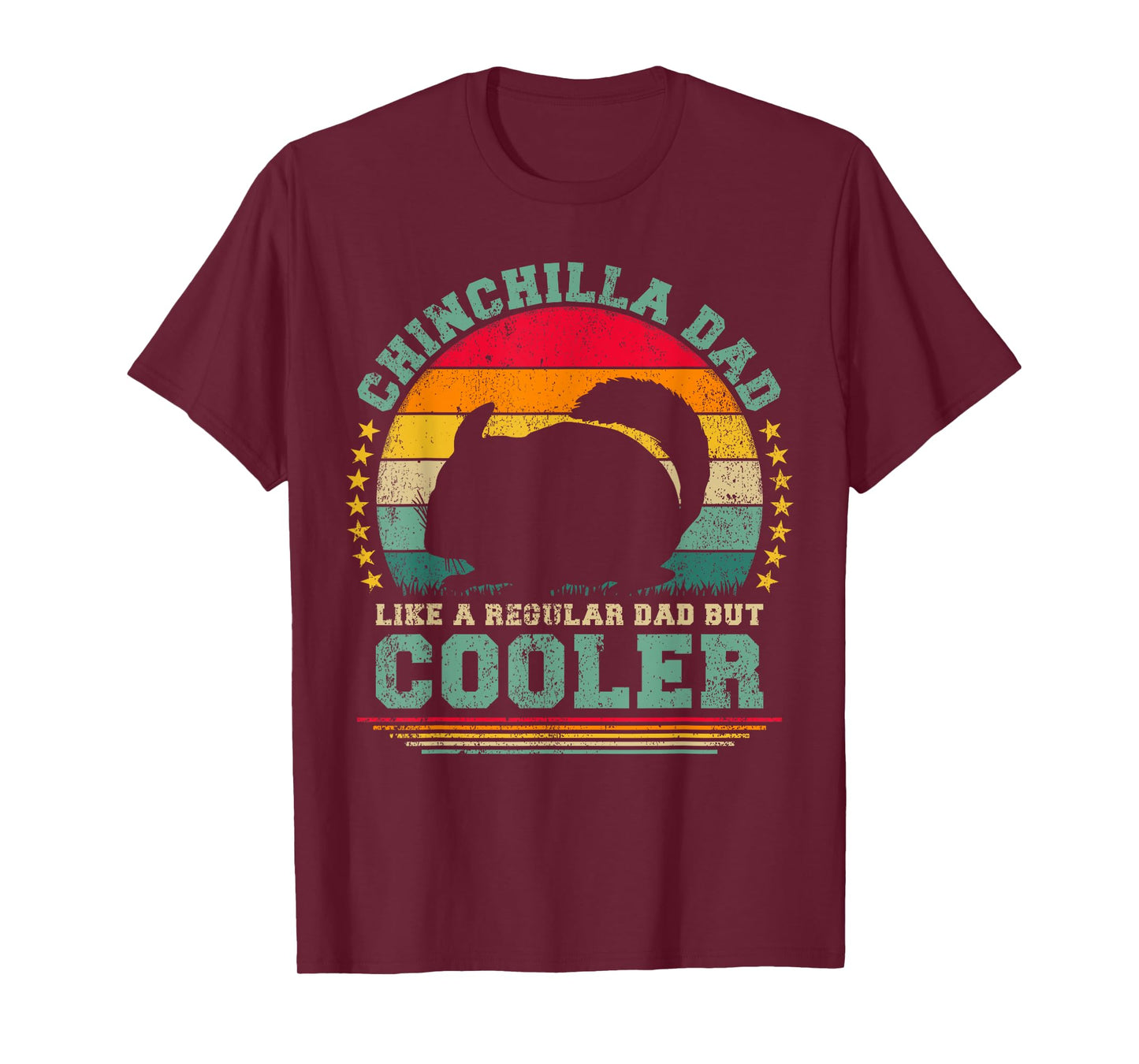 Chinchilla Dad Like A Regular Dad But Cooler Father's Day T-Shirt