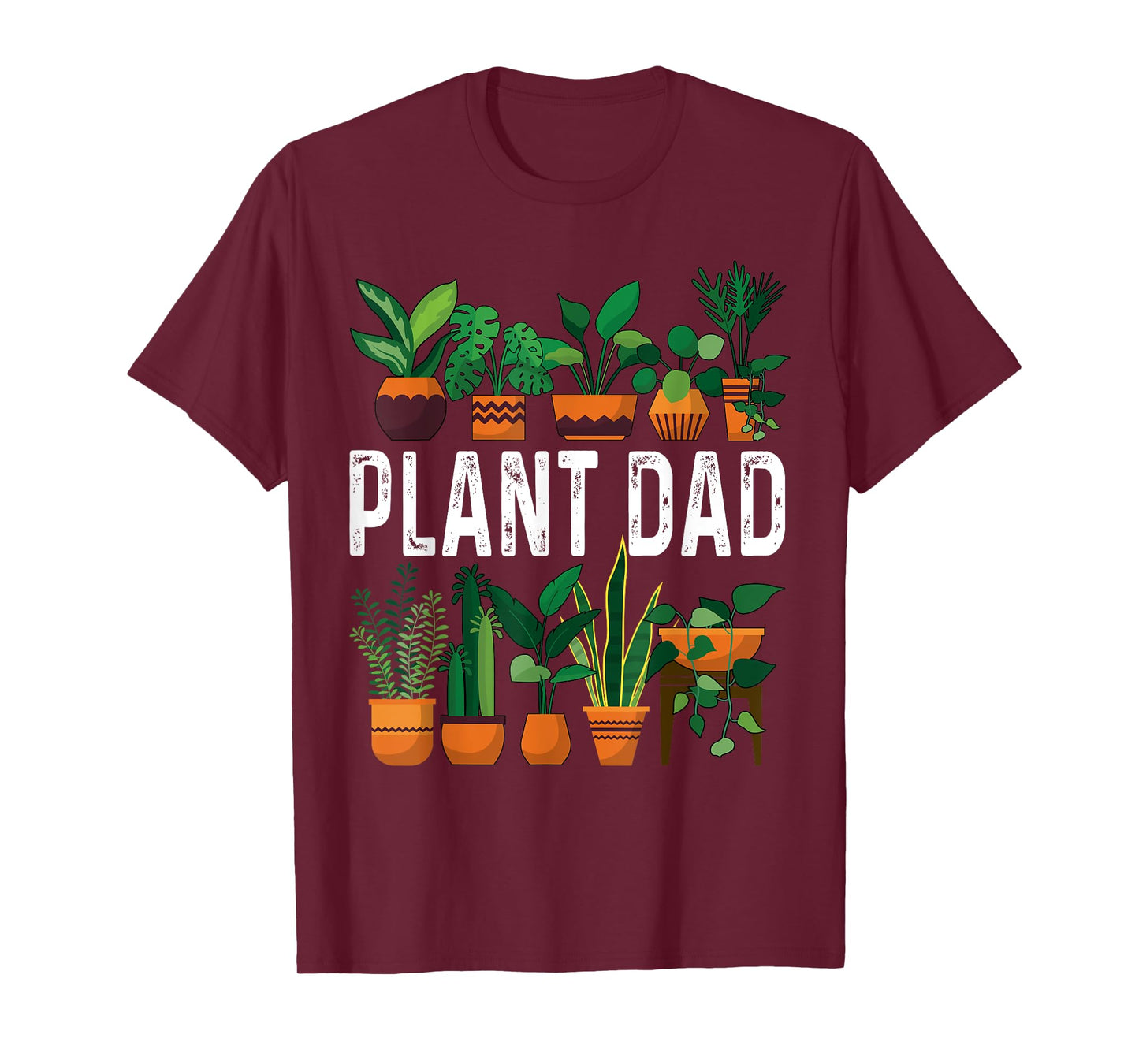 Plant Dad Potted Plant Lover Men's Gardening Plant Guy T-Shirt