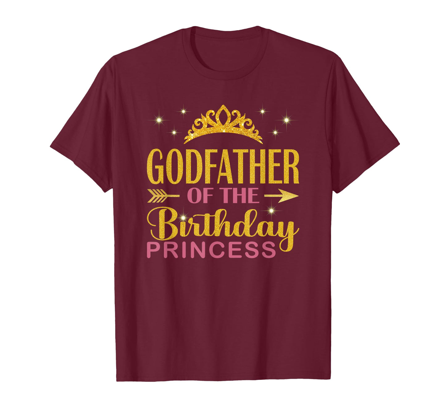 Godfather Of The Birthday Princess Birthday Girl Kid Family T-Shirt