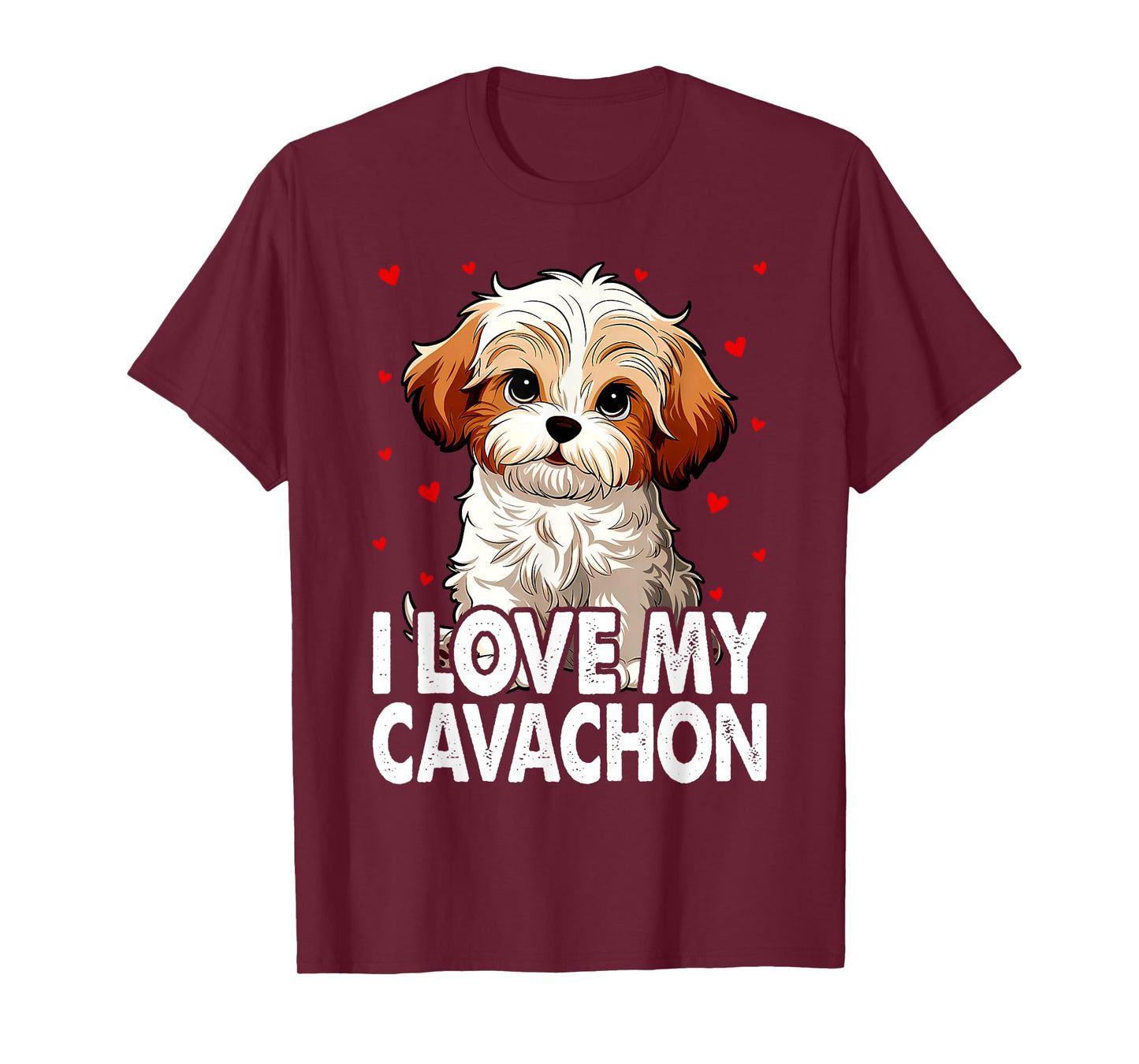 I Love My Cavachon Puppy Dog T-Shirt
