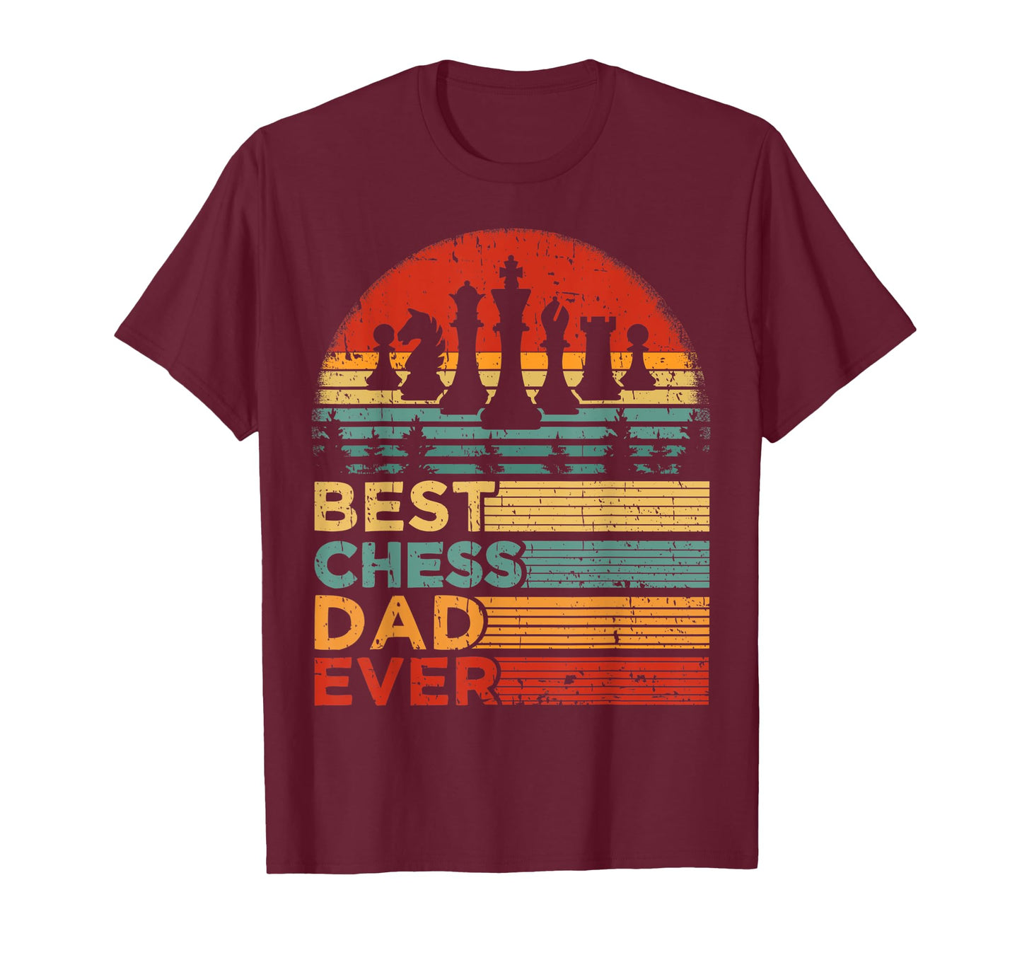 Mens Best Chess Dad Ever Funny Vintage Chess Father's Day T-Shirt