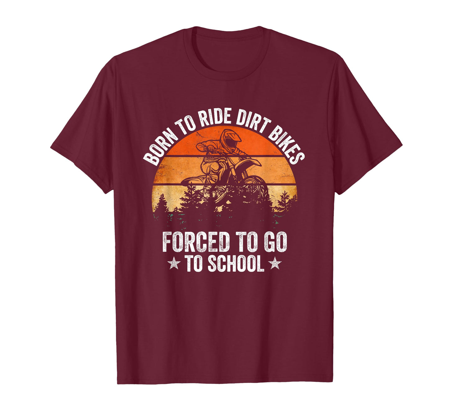 Funny Dirt Bike Art for Boys Girls Motocross Dirt Bike Rider T-Shirt