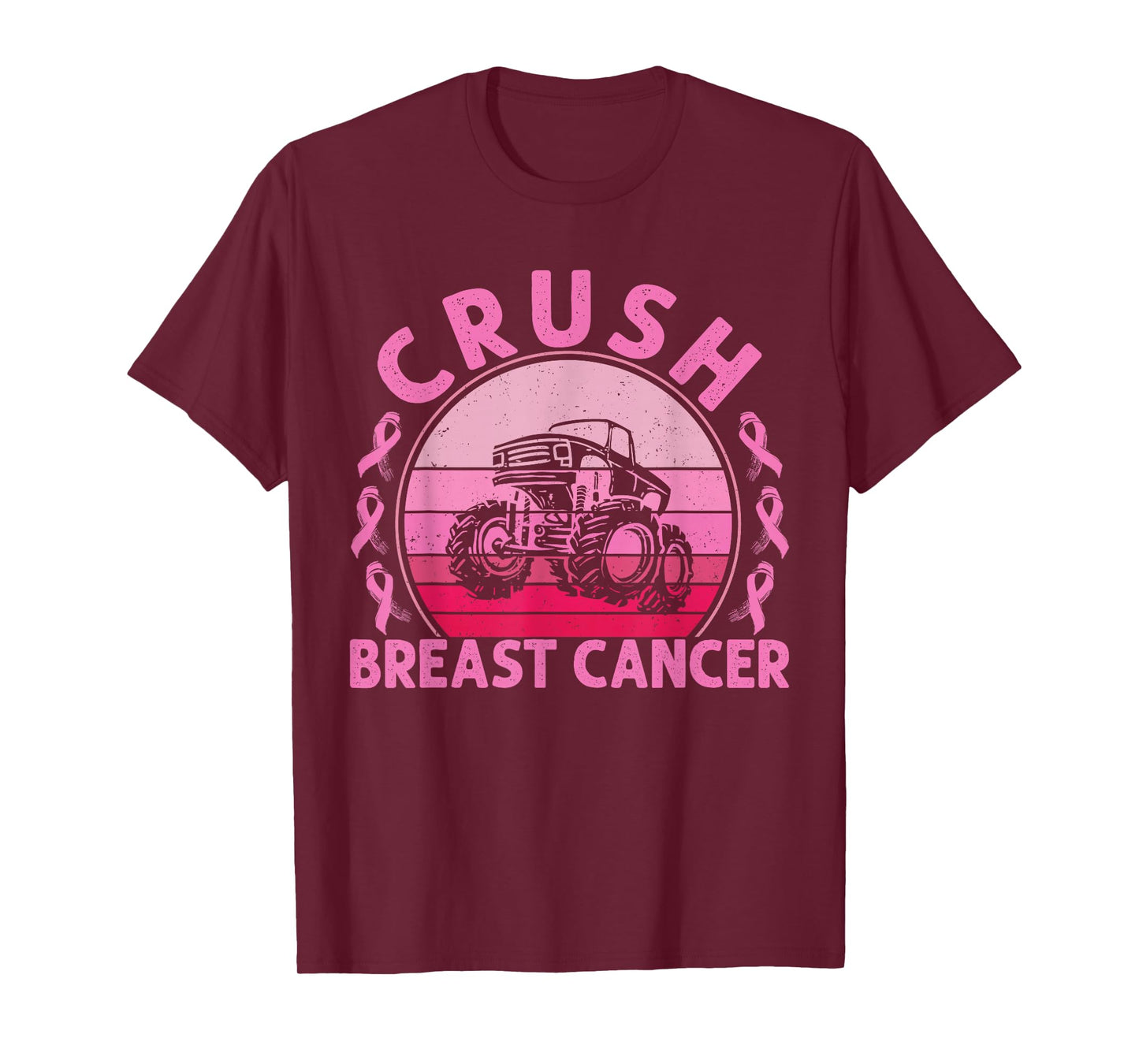 Crush Breast Cancer Awareness Women Men Boys T-Shirt
