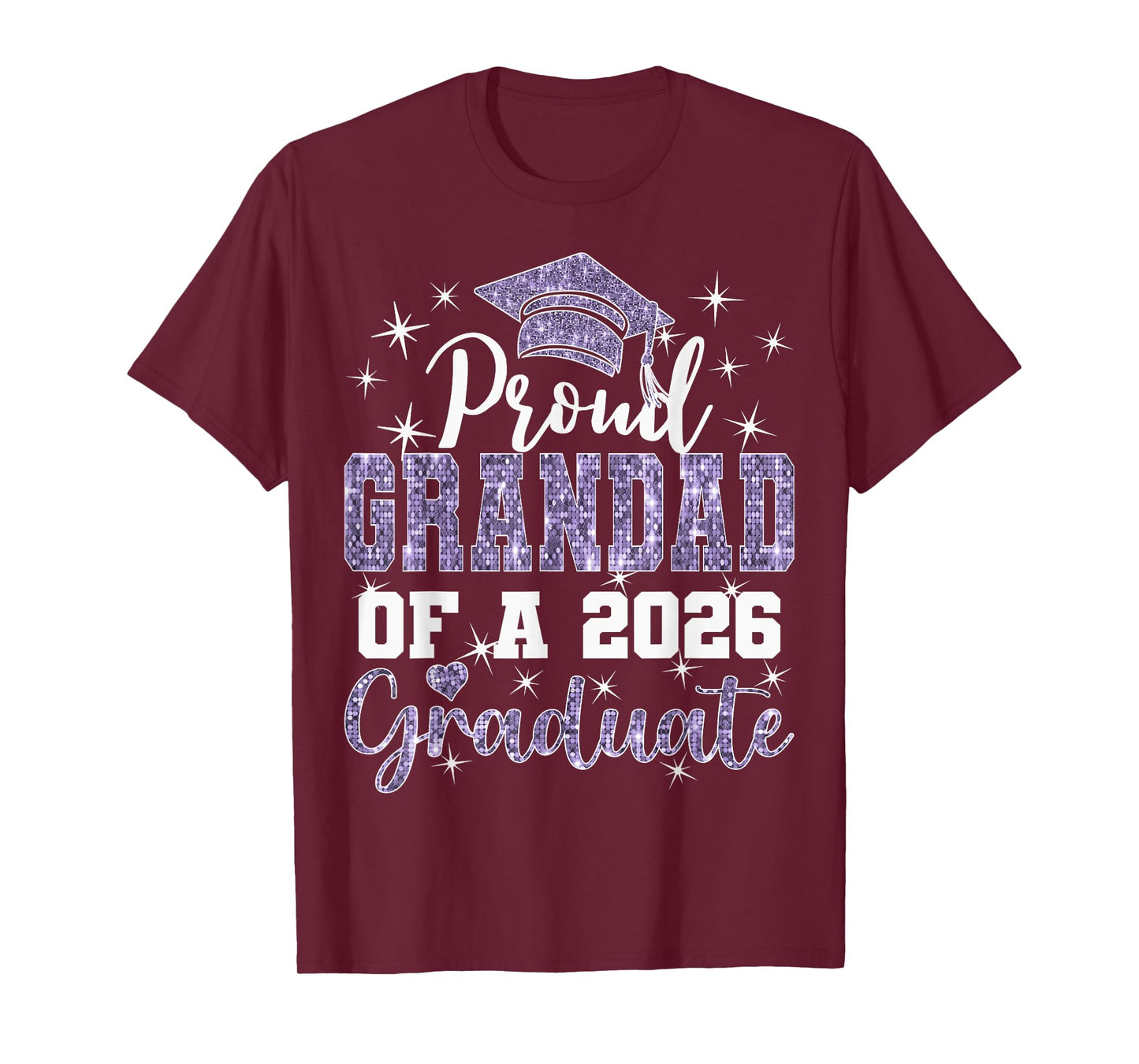 Super Proud Grandad of 2026 Graduate Graduation Family T-Shirt