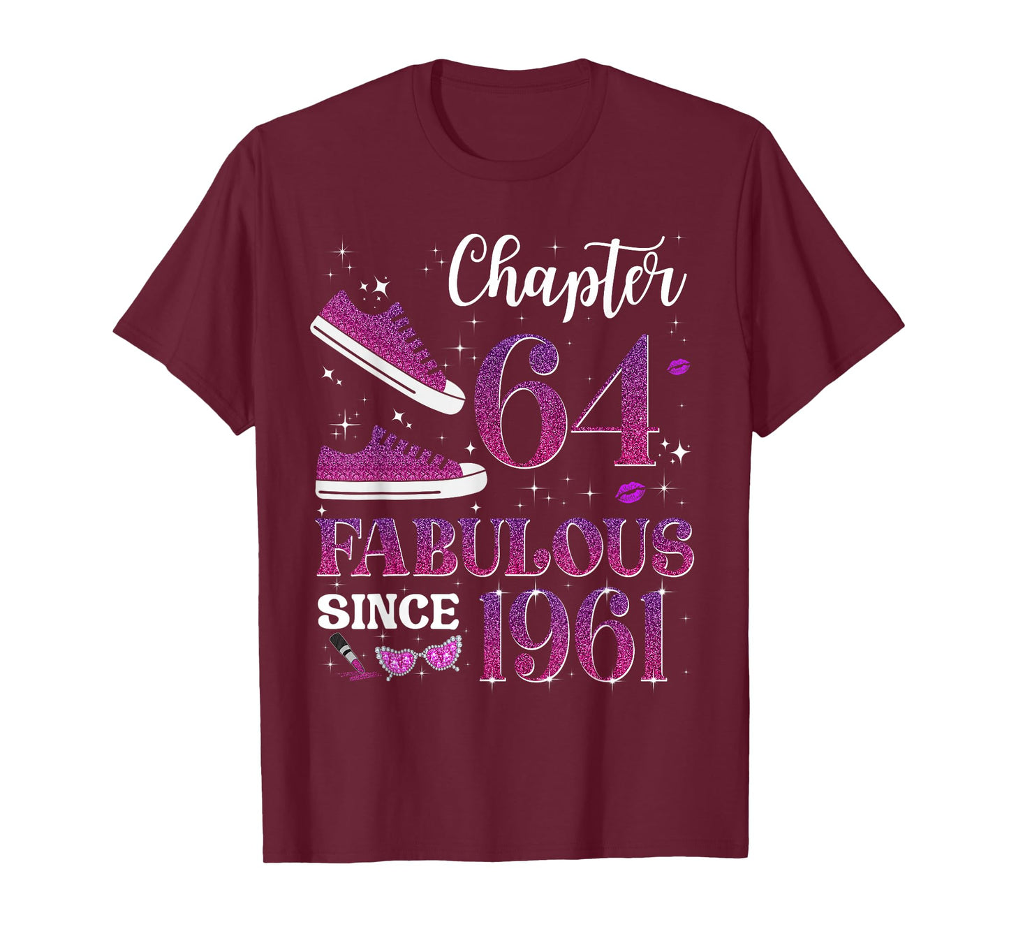 Chapter 64 Fabulous Since 1961 64th Birthday Girl Lady T-Shirt