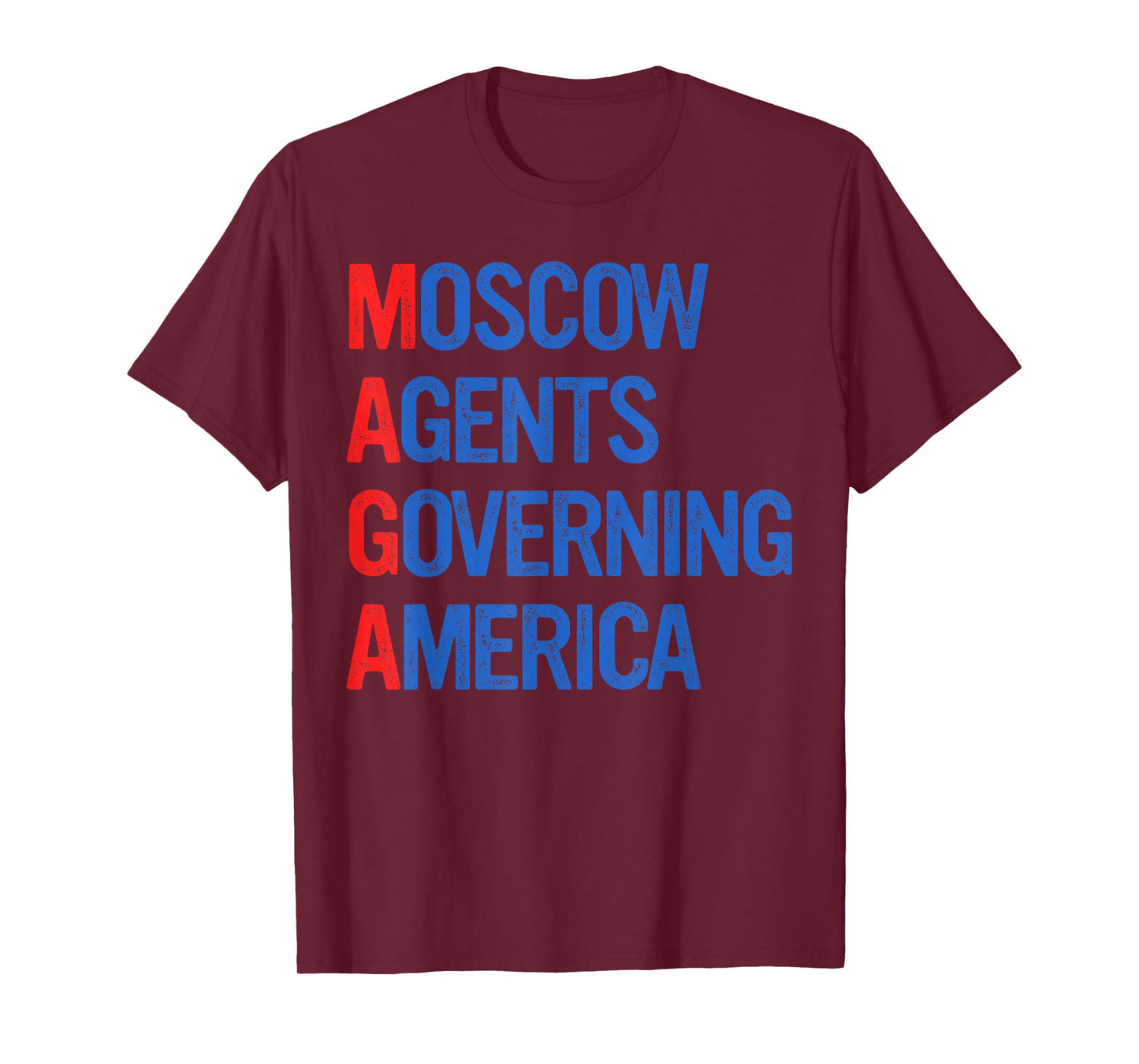 Retro Moscow Agents Governing America Anti Trump Men Women T-Shirt