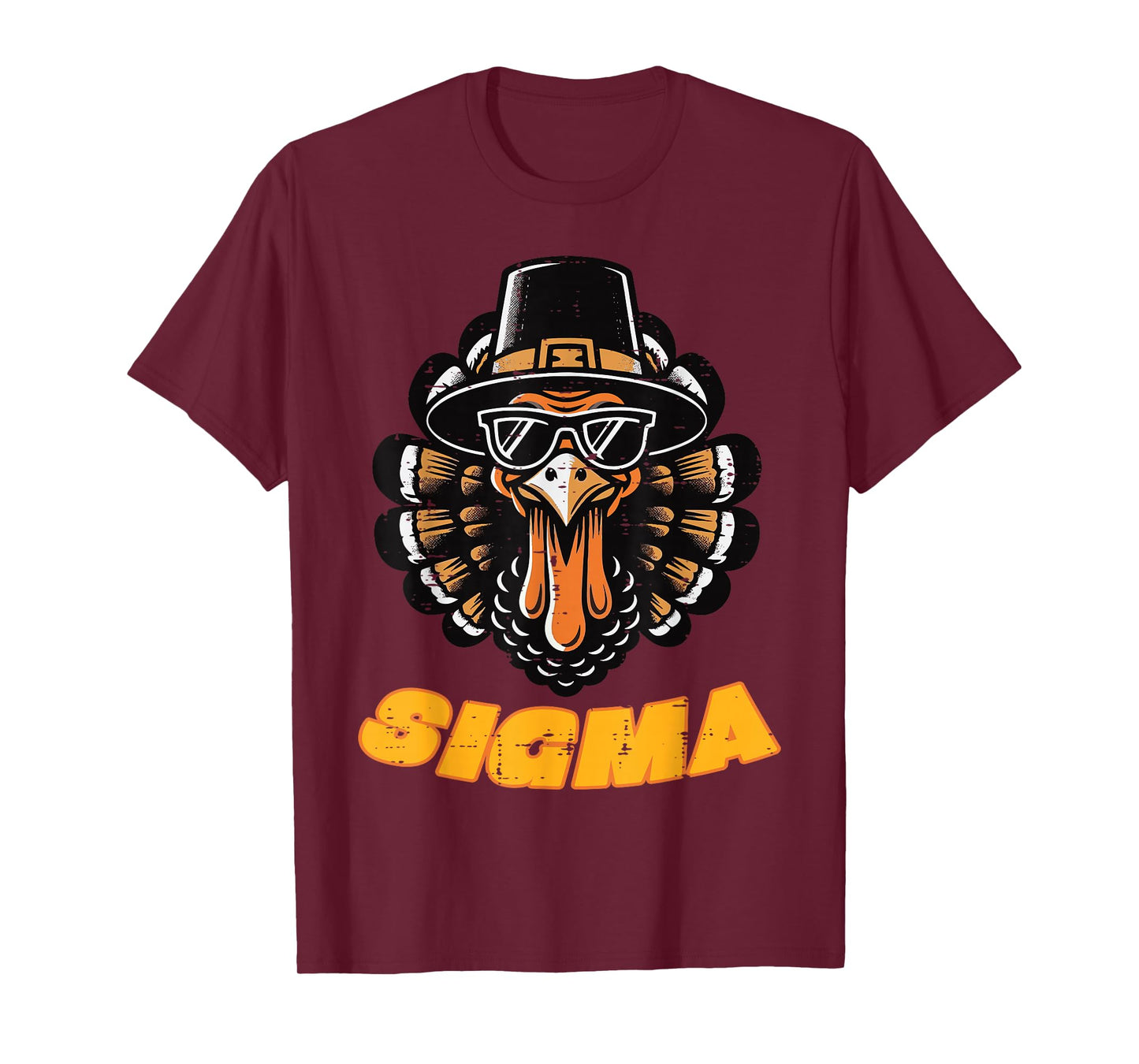 Thanksgiving Turkey Sigma Cool Meme Fall Men Boys Kids Teen T-Shirt