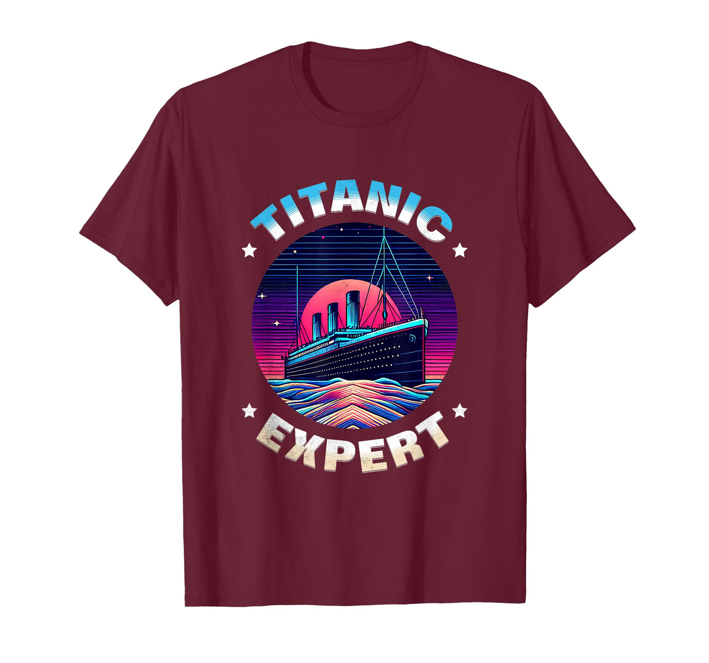 Titanic Expert Retro RMS Cruise Ship Lovers Men Women Kids T-Shirt