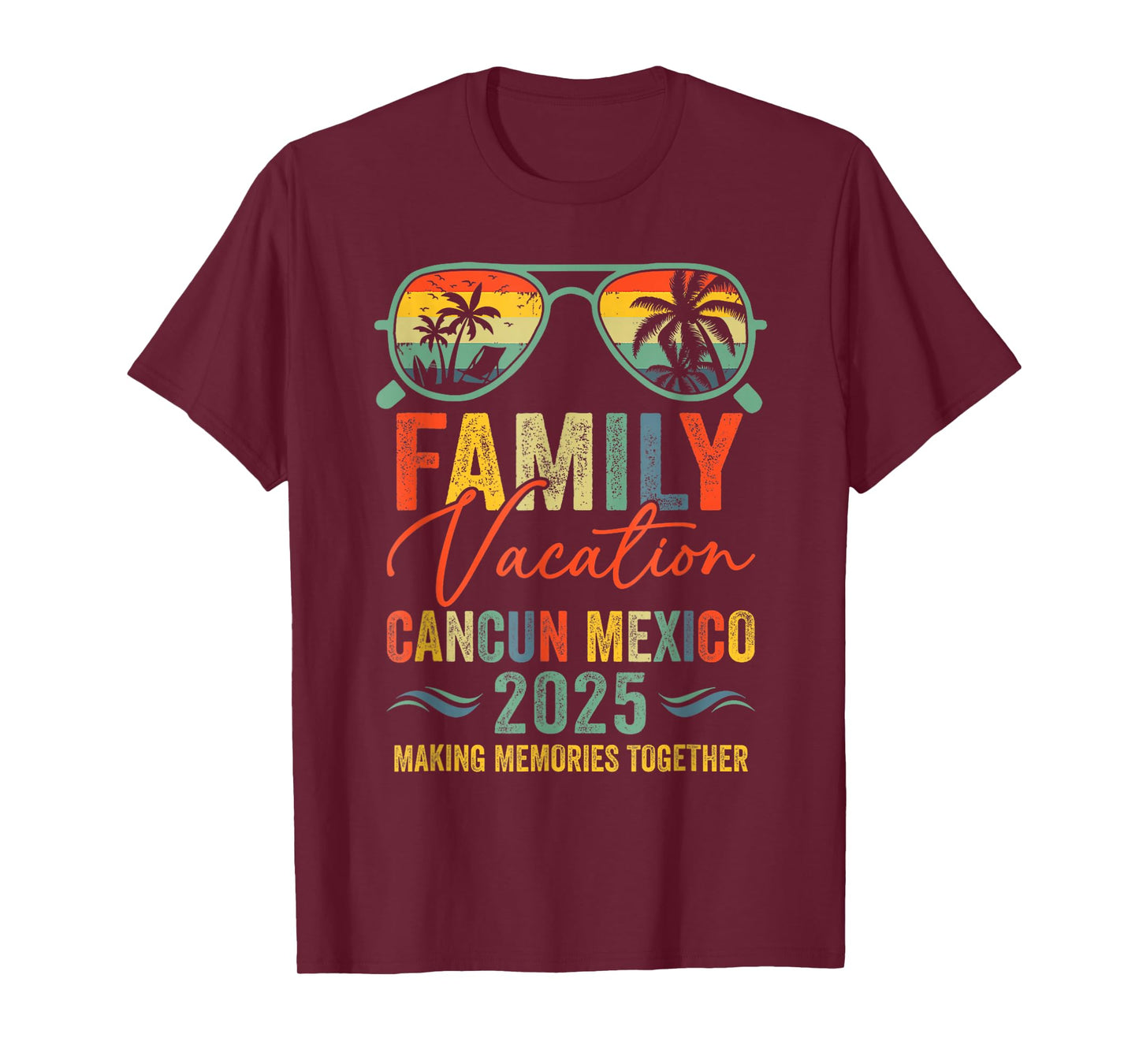 Cancun Mexico Vacation 2025 Matching Family Group Summer T-Shirt
