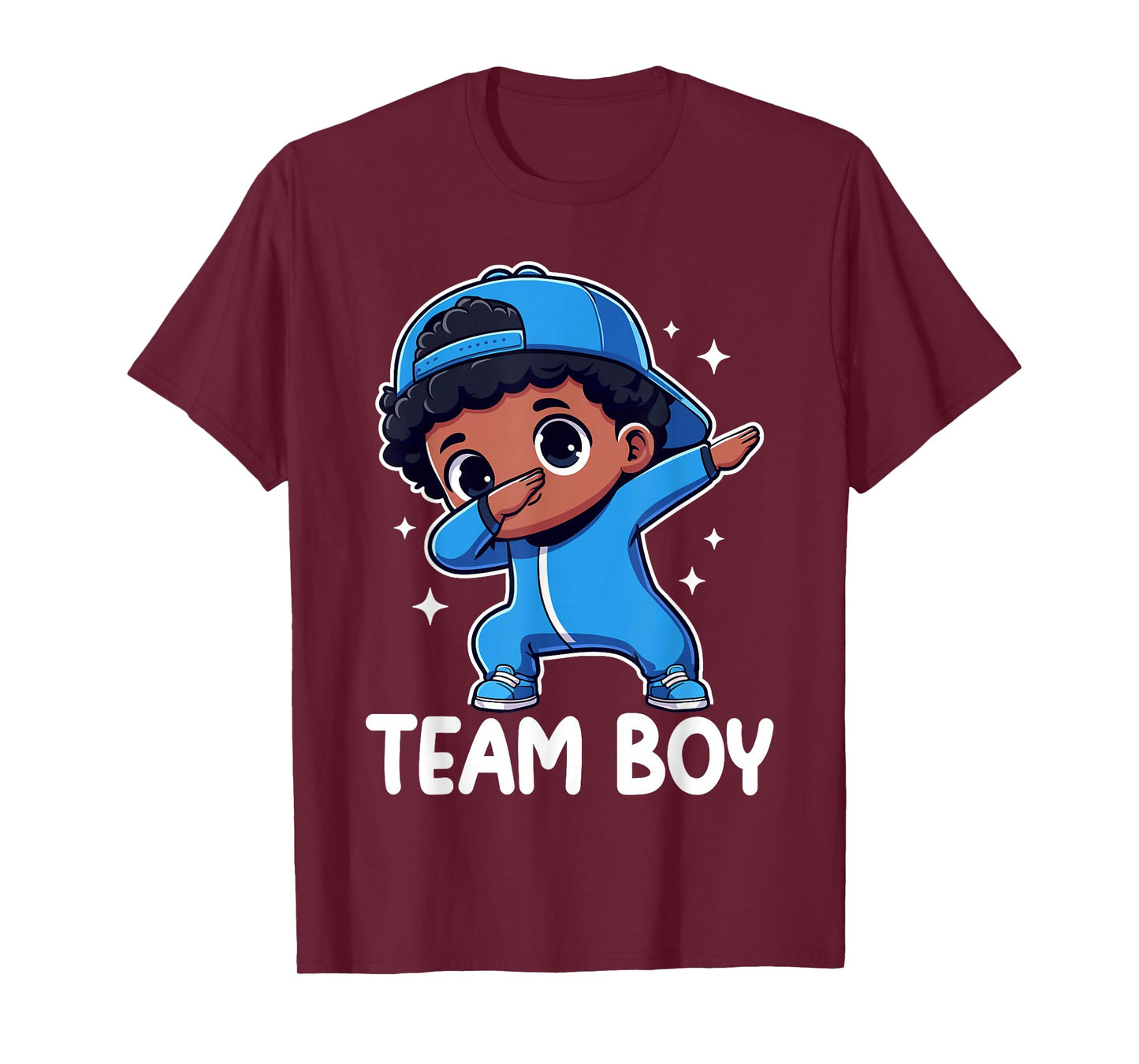 Gender Reveal Party Team Boy Baby Dabbing Announcement T-Shirt