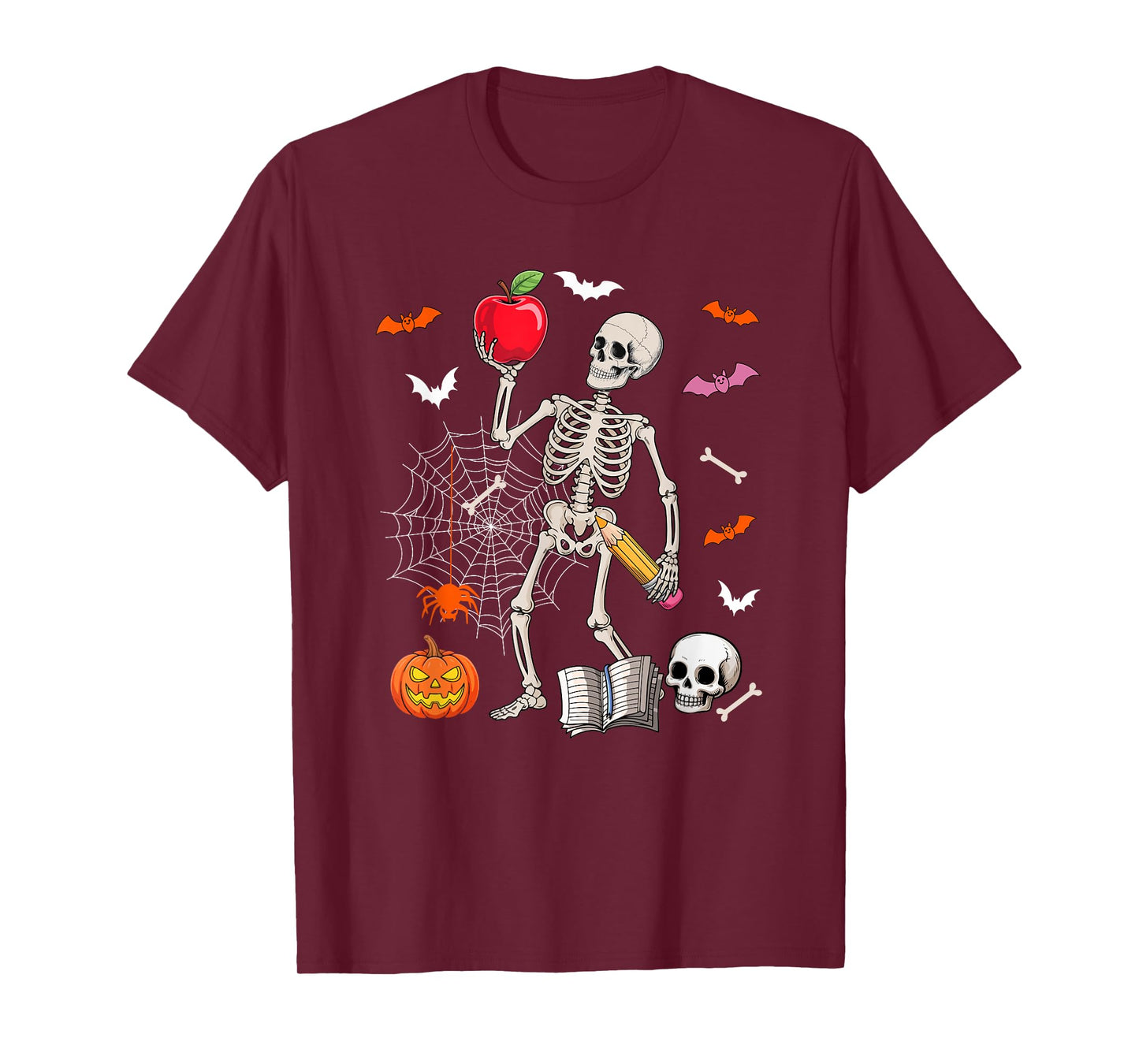 Paraprofessional Job Horror Skeleton Halloween Costume Team T-Shirt