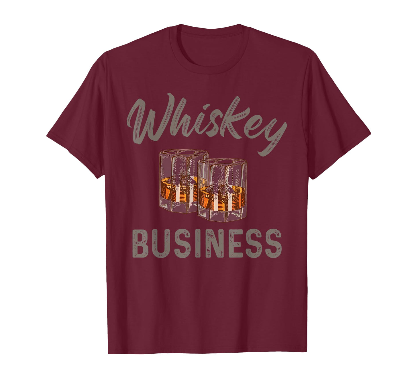 Whiskey Business Cool Drinking Lover Weekend Forecast Dad T-Shirt