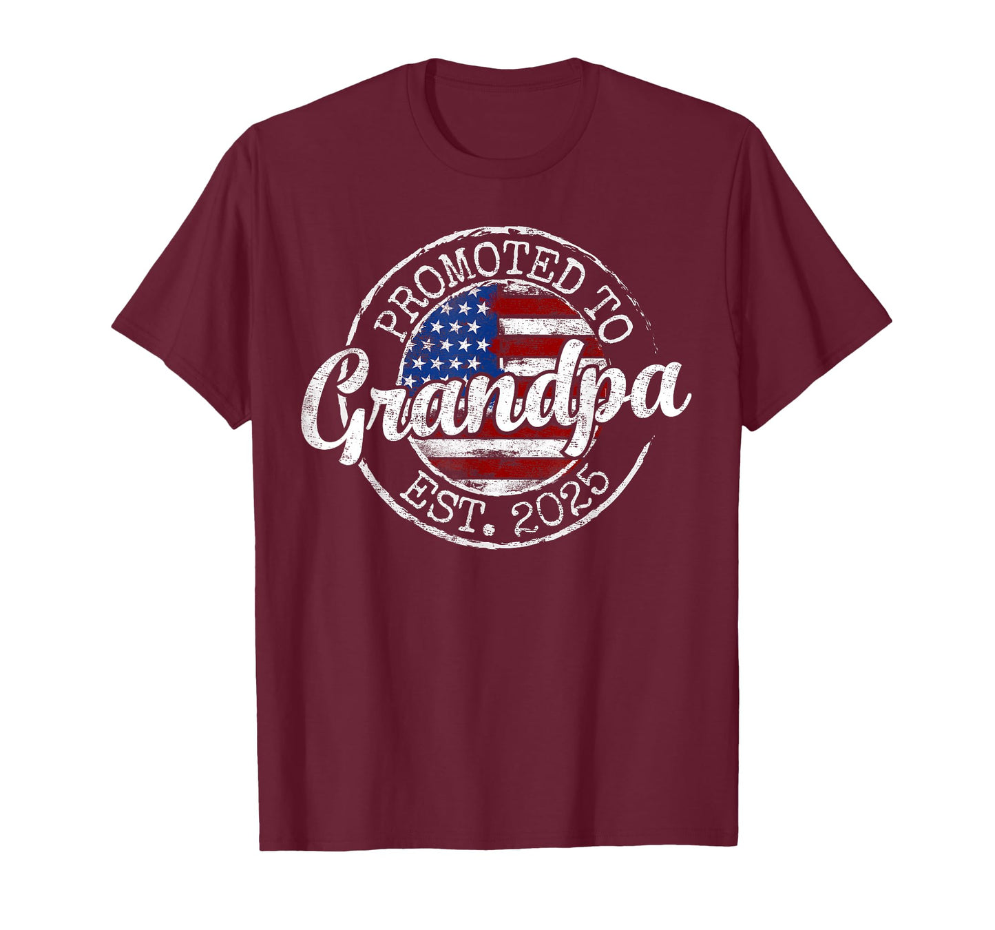 Promoted To Grandpa Est 2025 Soon To Be Grandpa Gifts Poppop T-Shirt