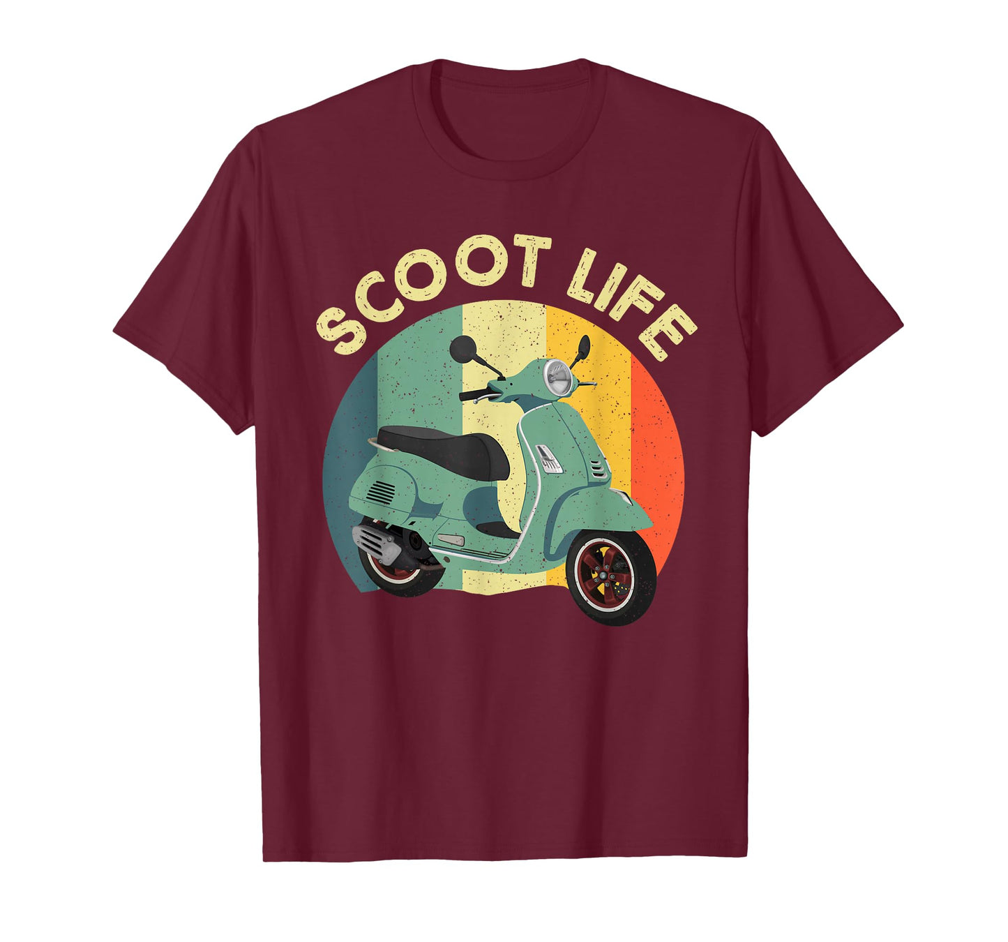 Cool Scooter For Men Women Bike Motorcycle Riding Scoot Life T-Shirt