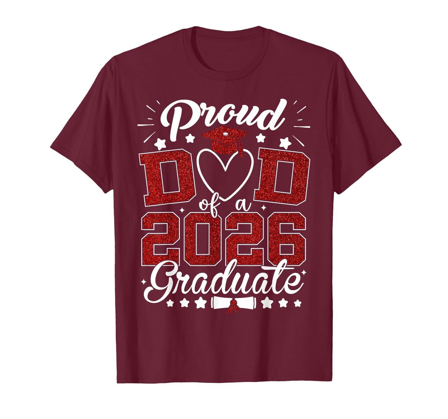 Proud Dad of A 2026 Graduate Senior Class of 2026 Graduation T-Shirt