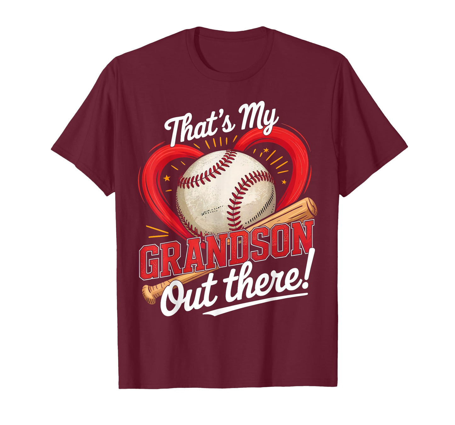 thats my grandson out there baseball grandma baseball T-Shirt
