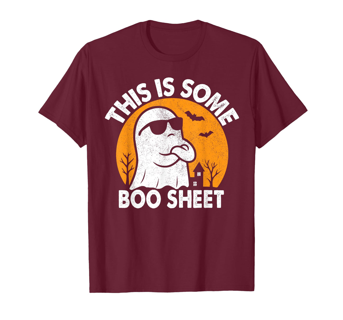 Cool Ghost Funny Halloween Costume Spooky Party T-Shirt