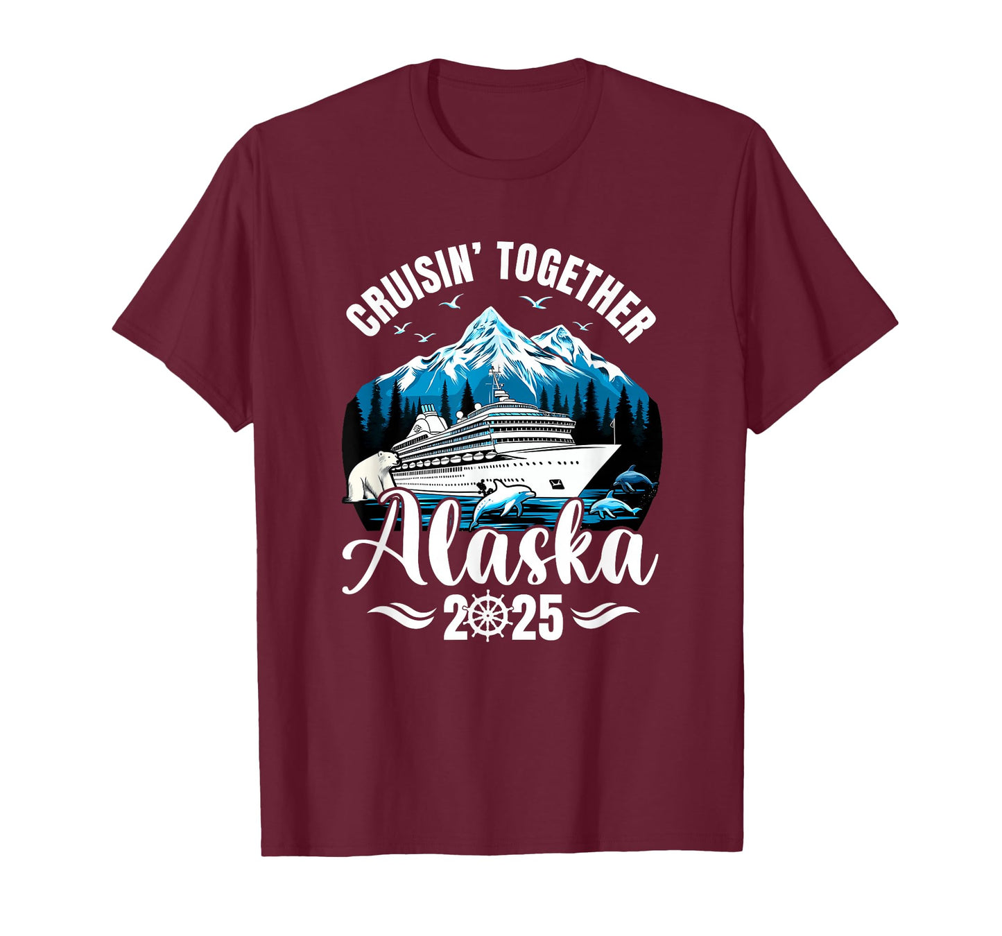 Alaska Cruise 2025 Cruisin Together Family Vacation Matching T-Shirt