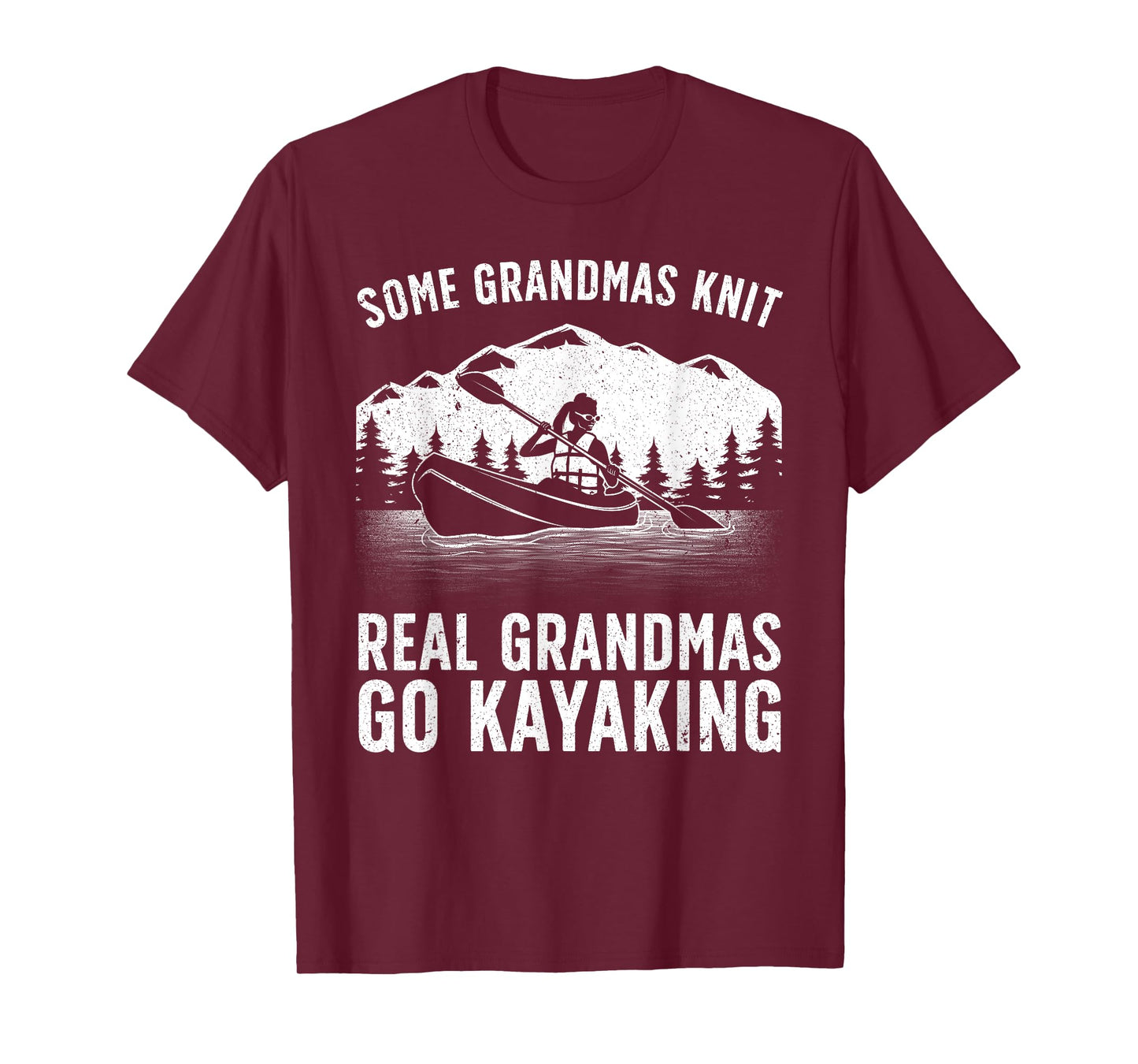 Cool Kayaking For Grandma Mom Kayaker Boating Kayak Boating T-Shirt