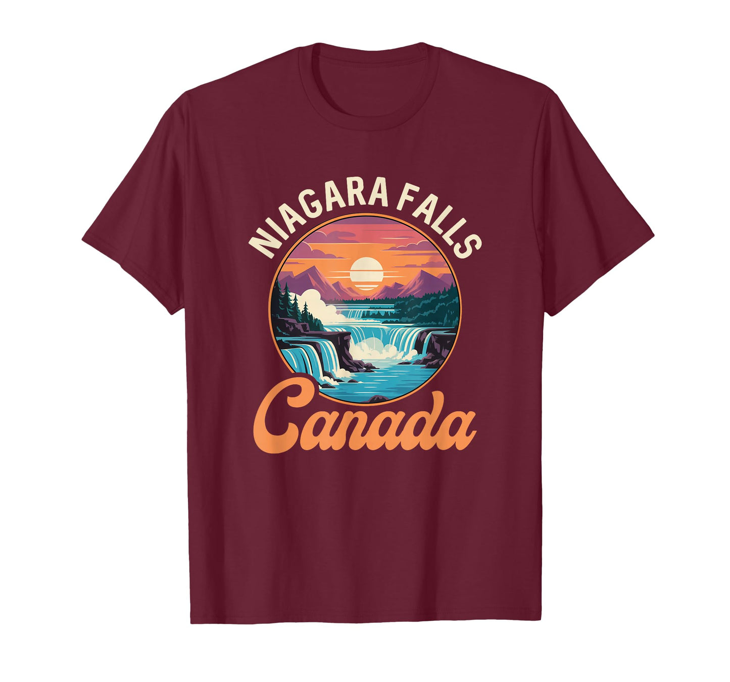 Niagara Falls Canada Retro Family Vacation Trip Men Women T-Shirt