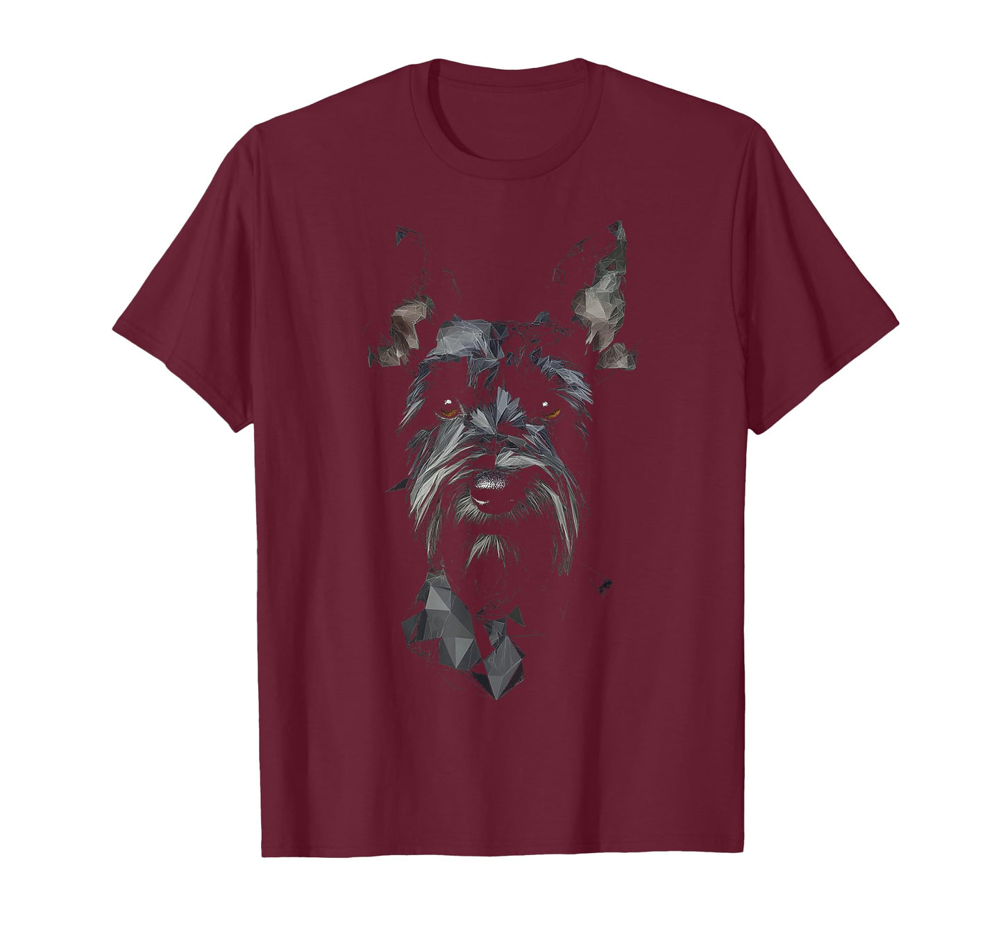 Schnauzer Dog Motif Pet Artwork Schnauzer T-Shirt