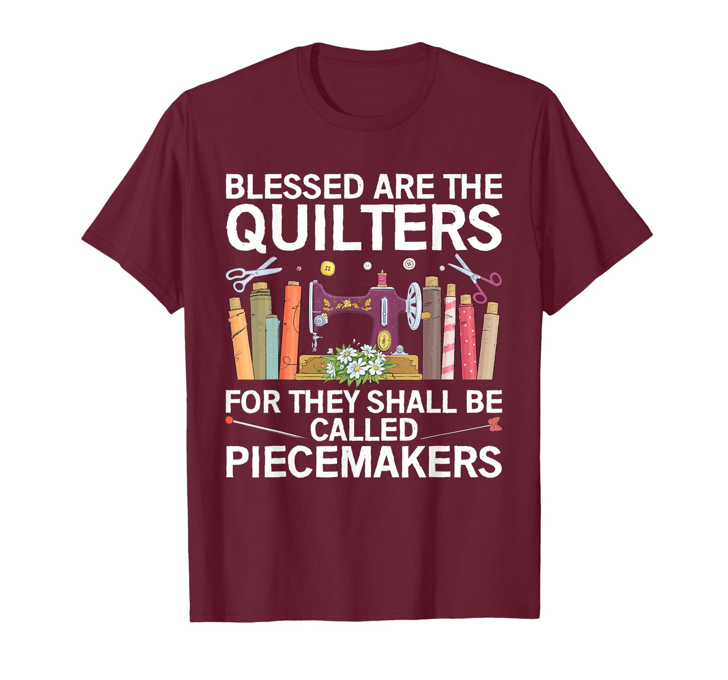 Cute Quilting For Women Grandma Quilters Sewing Piecemaker T-Shirt