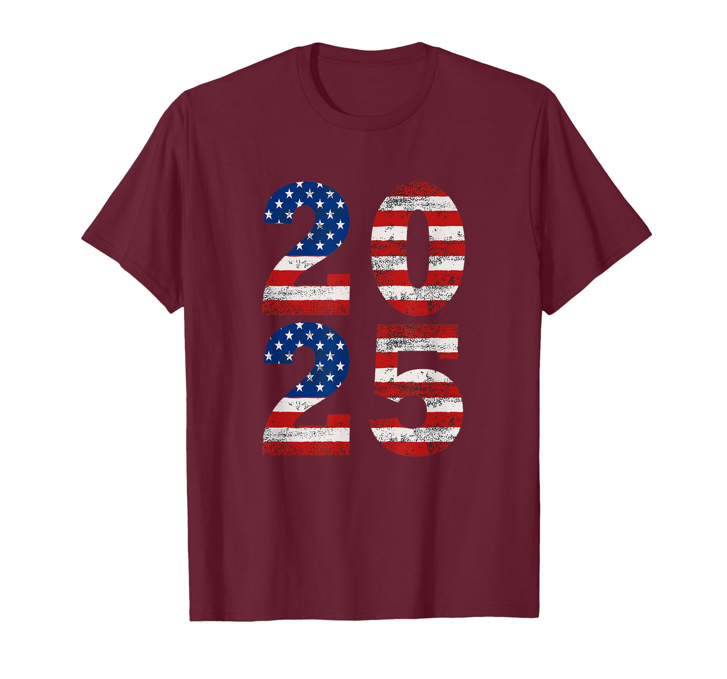 Classic Vintage 2025 American Flag 20 25 T-Shirt