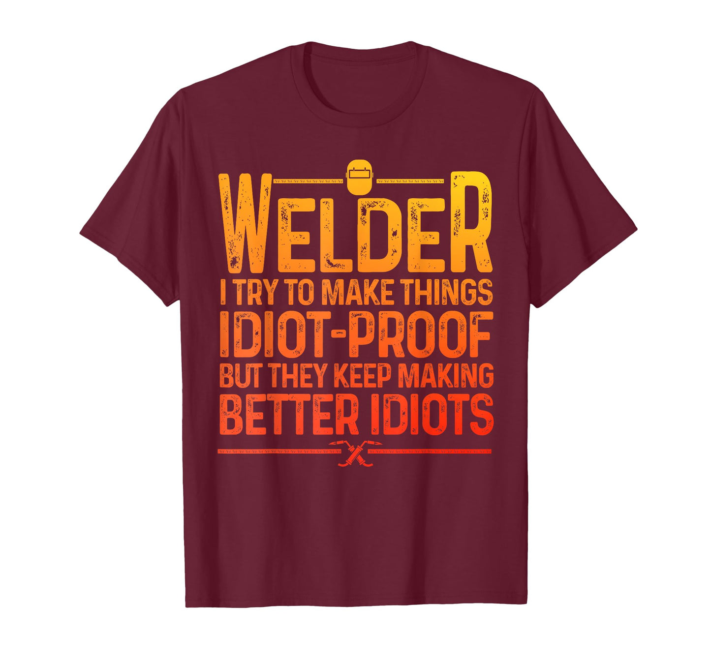 Best Welding Novelty For Men Women MIG TIG Welder Welding T-Shirt