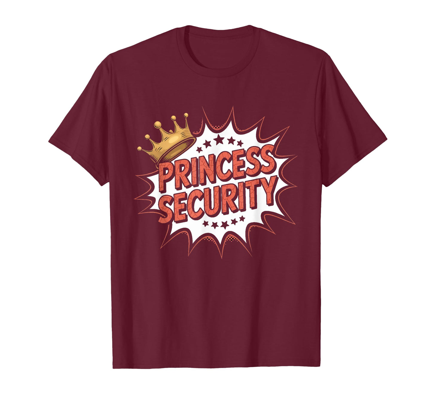 Princess Security Retro Birthday Dad & Mom Boys Brother T-Shirt