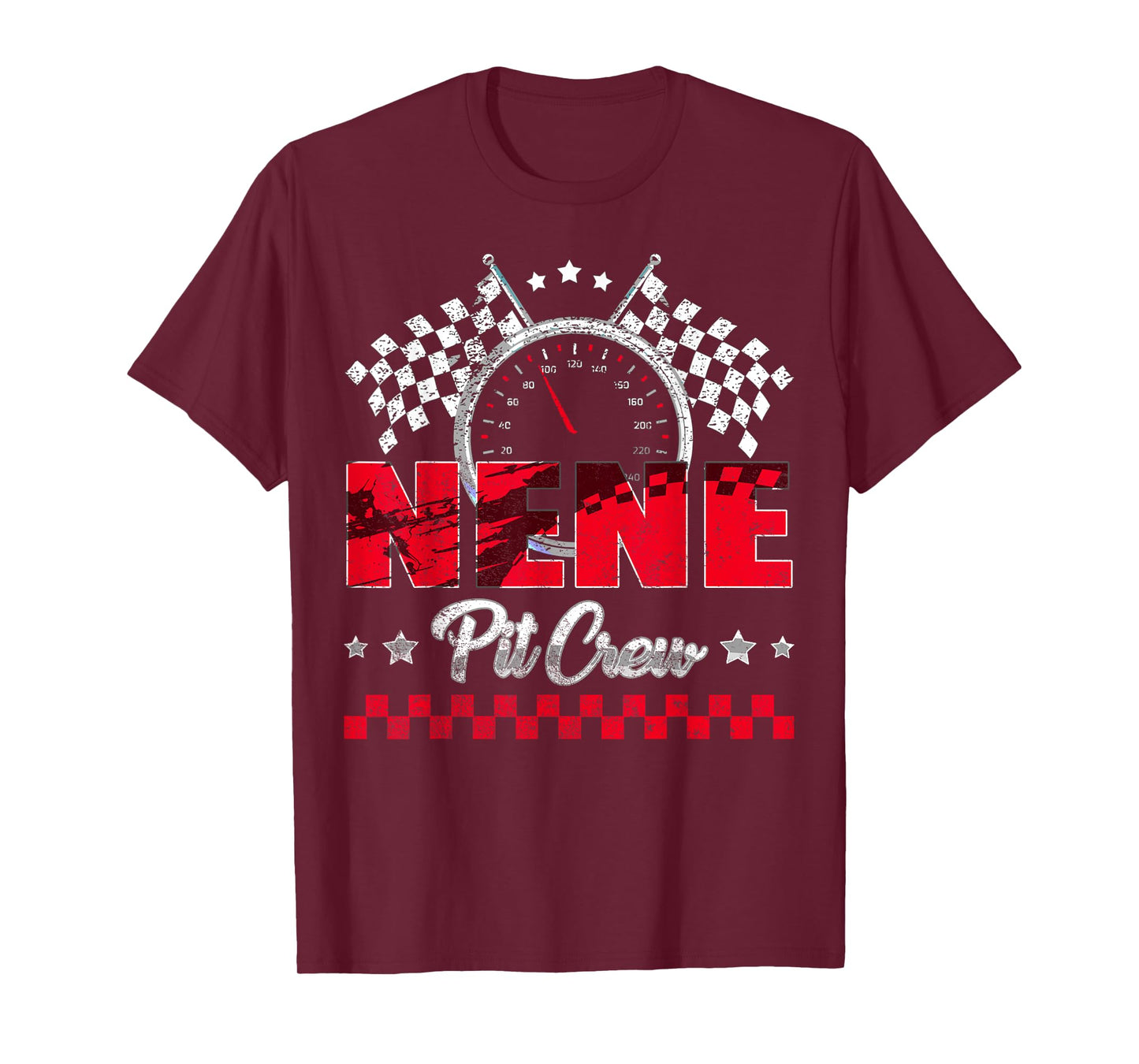 Race Car Birthday Party Racing Family Nene Pit Crew T-Shirt