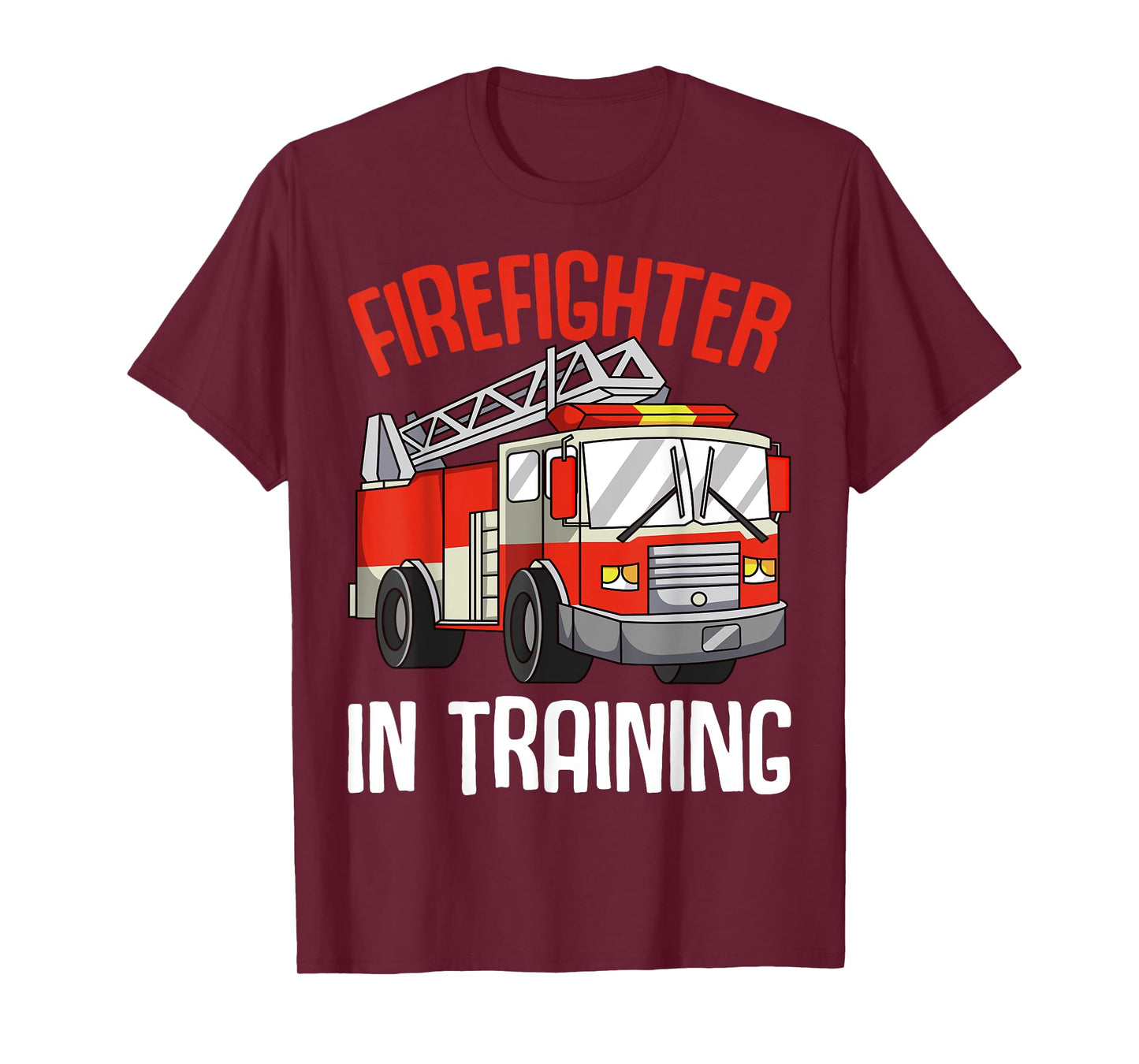Firefighter in Training Fireman Firefighting Boys Kids T-Shirt