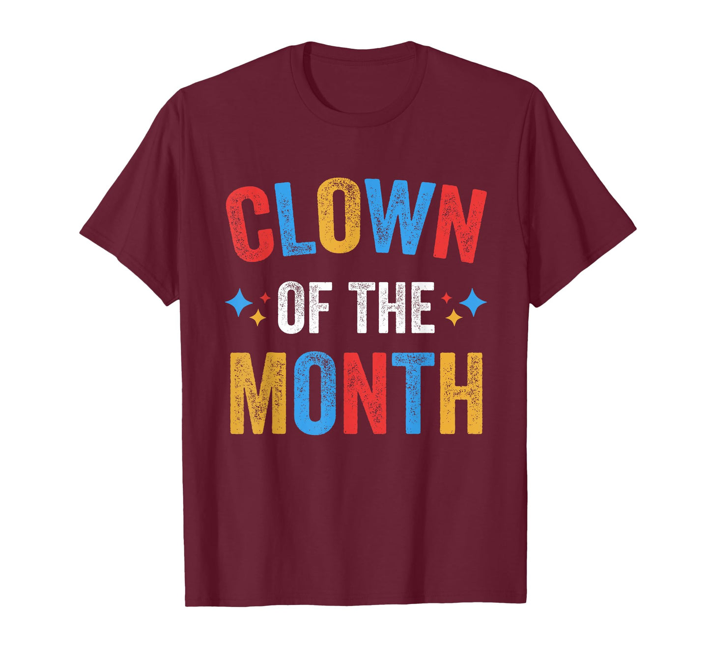 Clown Of The Month Clowncore Aesthetic Funny Circus Retro T-Shirt