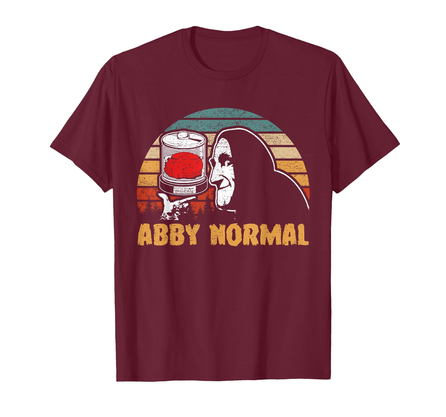 Classic Art Funny Monster Horror Halloween Love Abby Normal T-Shirt