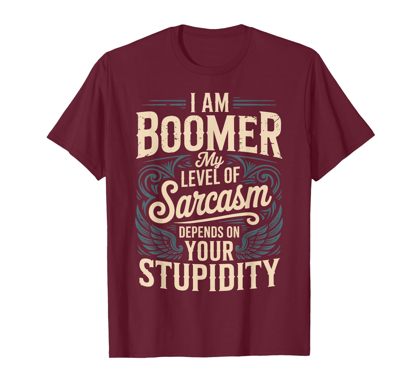 My Level Of Sarcasm Baby Boomer Humor Boomer Funny Boomer T-Shirt