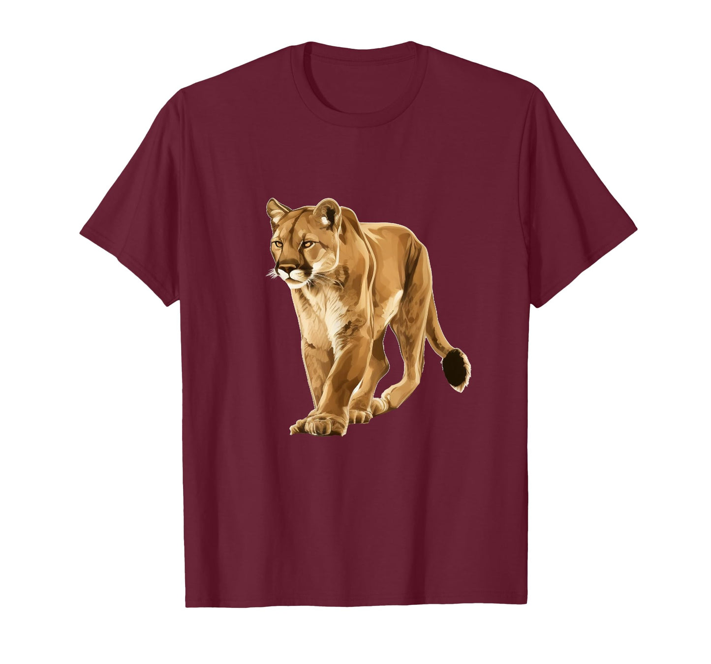 Cougar Face for Wild and big Cats Lovers T-Shirt