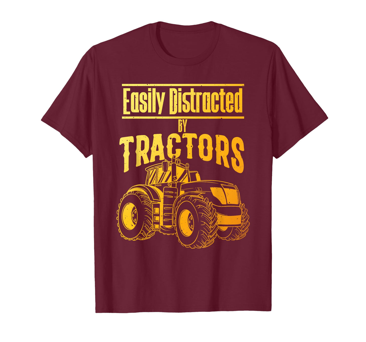 Funny Tractor Art For Men Women Toddler Farming Truck Farmer T-Shirt