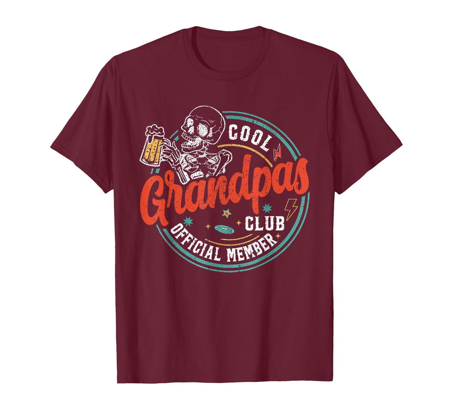 Grandpa Shirt Official Member Cool Grandpas Club T-Shirt