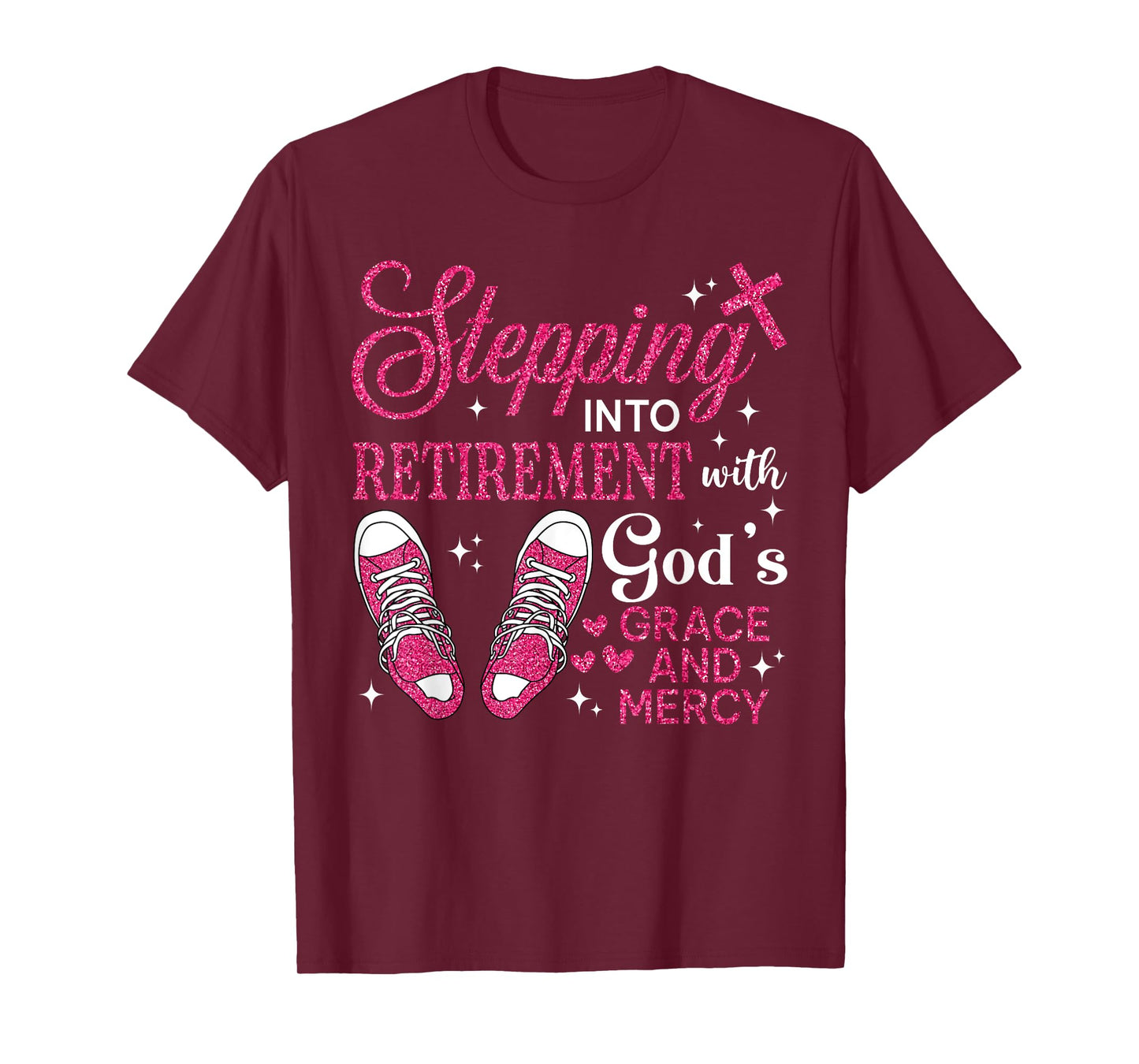 Stepping Into Retirement African American Women Christian T-Shirt