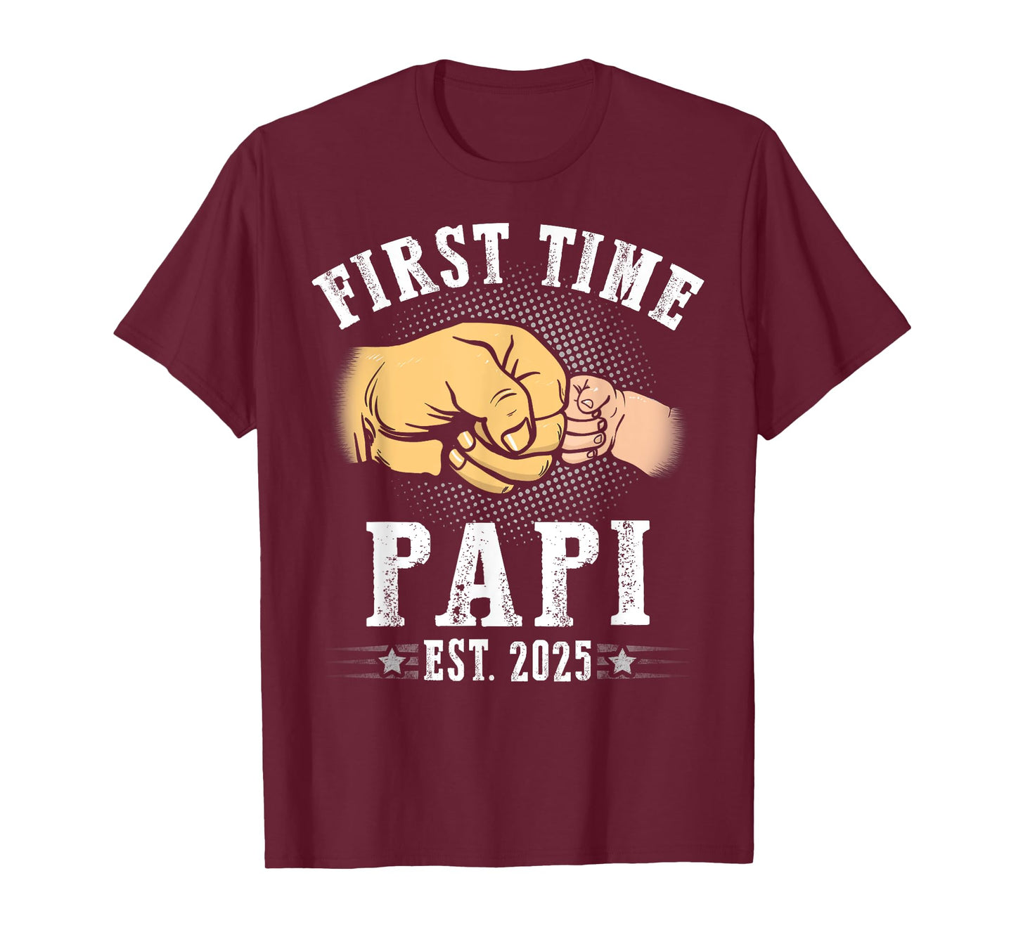 First time Papi Est 2025 Father's Day Soon To Be Papi T-Shirt