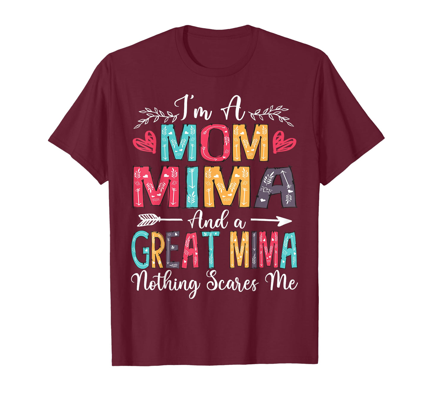 I'm A Mom Mima And Great Mima Mother's Day 2025 T-Shirt