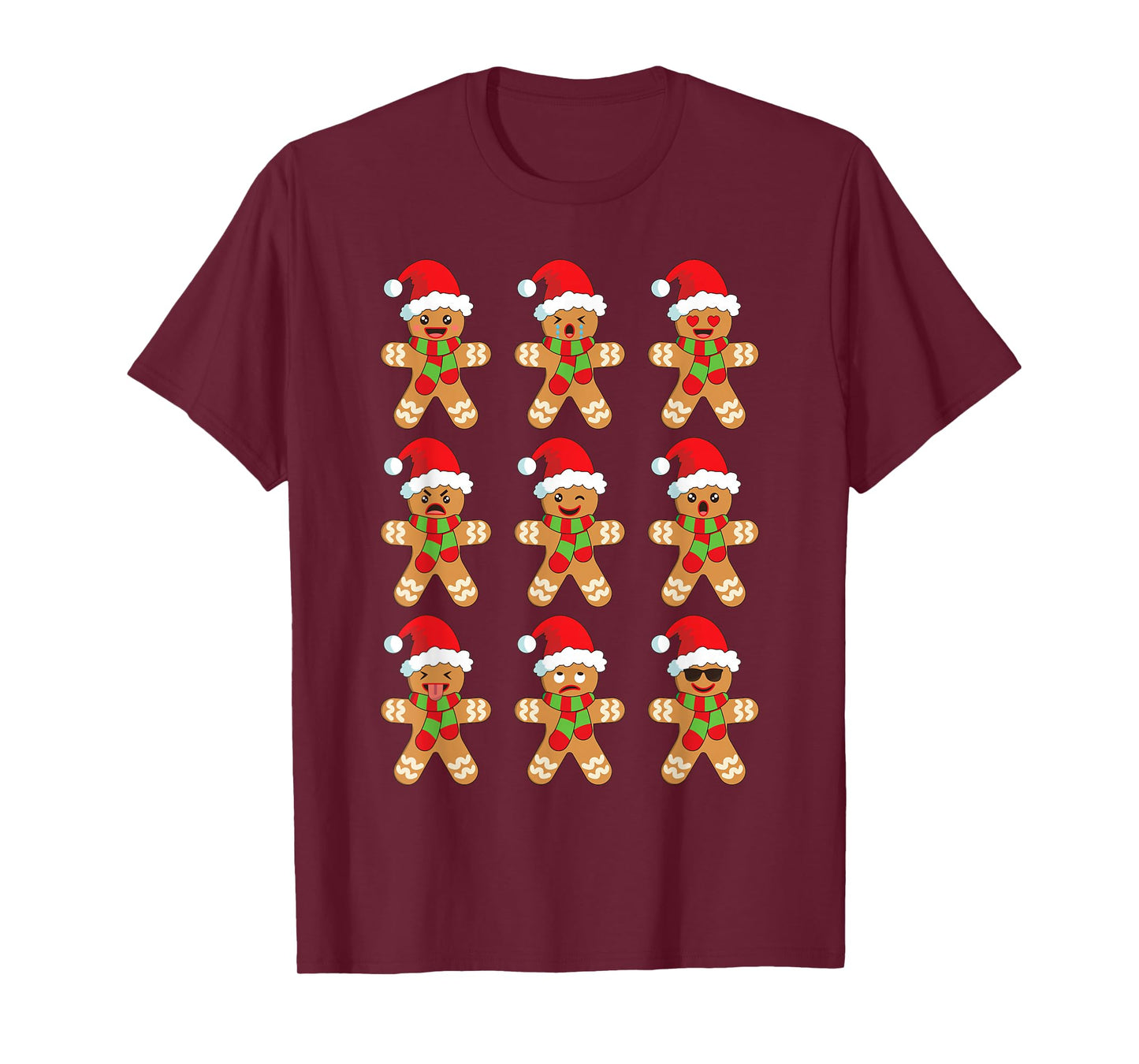 Gingerbread Shirt Funny Cute Christmas Gingerbread Man T-Shirt