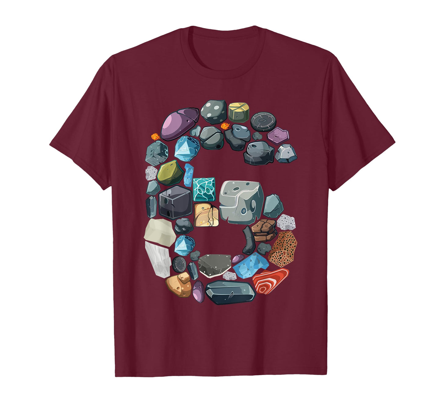 Geology 6 years Old Rock Collecting 6th Birthday T-Shirt